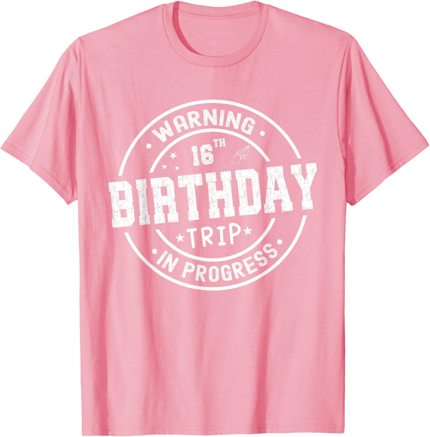 Funny 16th Birthday Trip In Progress T-Shirt for Teens and Kids - 3