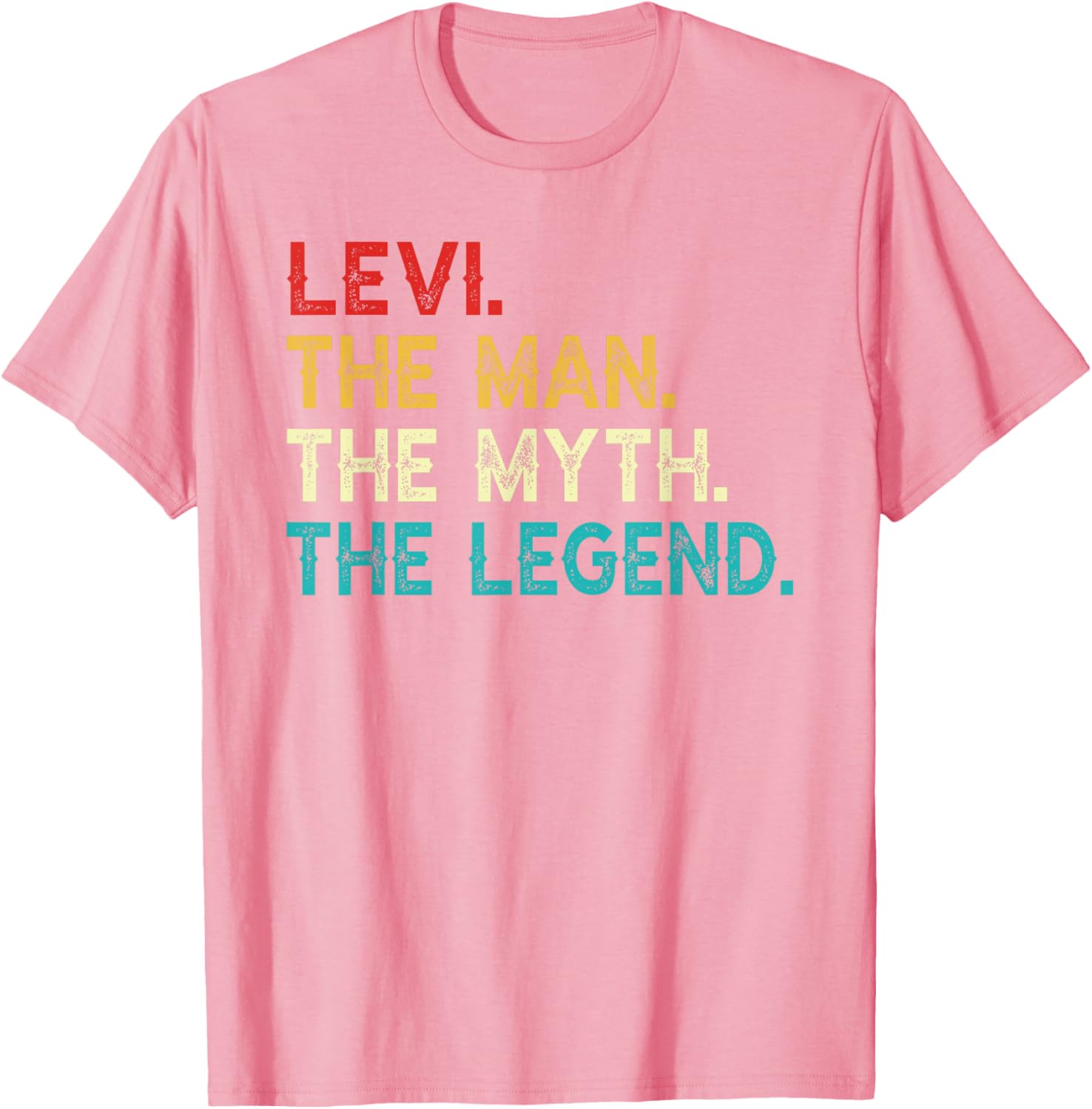 Funny Vintage Levi T-Shirt The Man The Myth The Legend Birthday Gift - 5