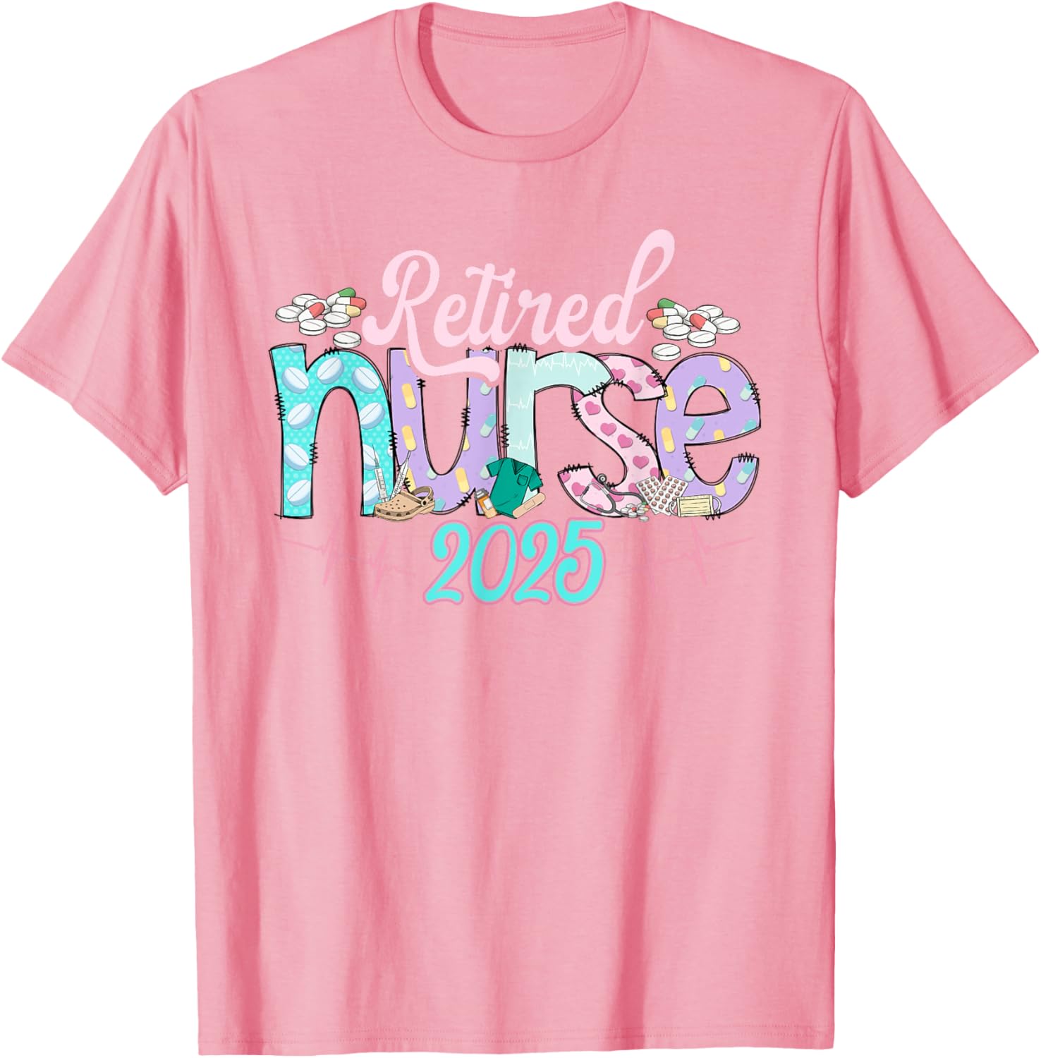 Tie Dye Retired Nurse T-Shirt 2025 Perfect Gift for Nurses - 9