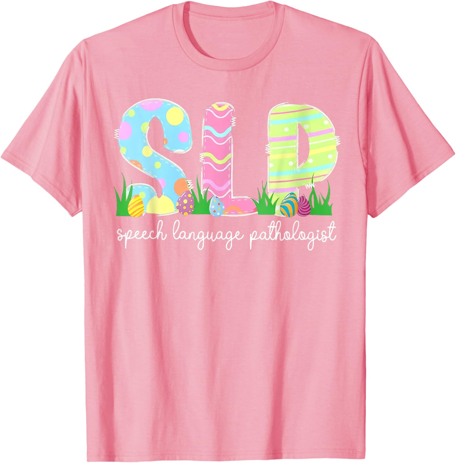 Charming Easter SLP T-Shirt for Speech Language Pathology Lovers - 17