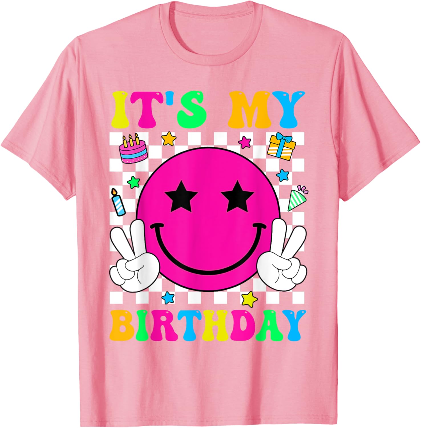 Groovy It's My Birthday T-Shirt for Men, Women, Teens, and Kids - 24