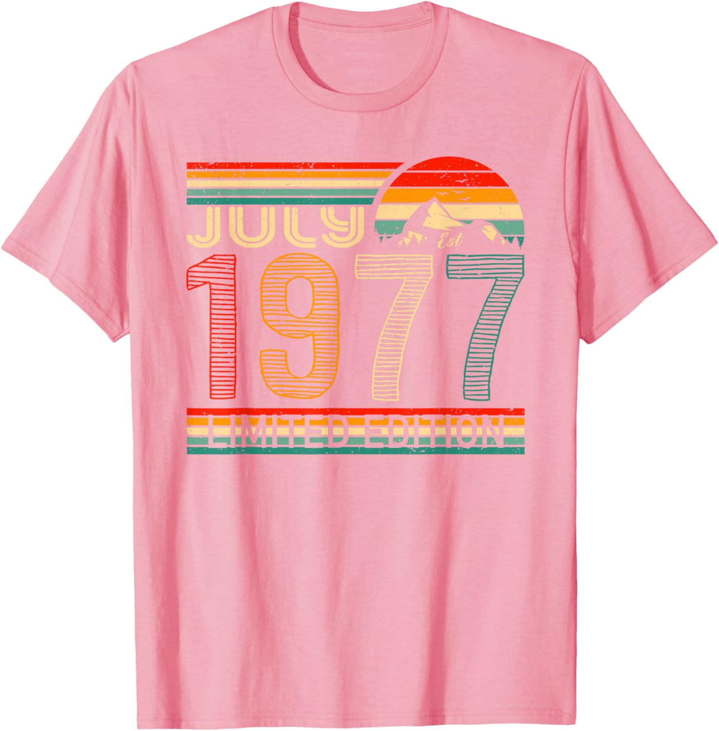 Classic July 1977 Vintage Birthday T-Shirt for Nostalgic Celebrations - 22