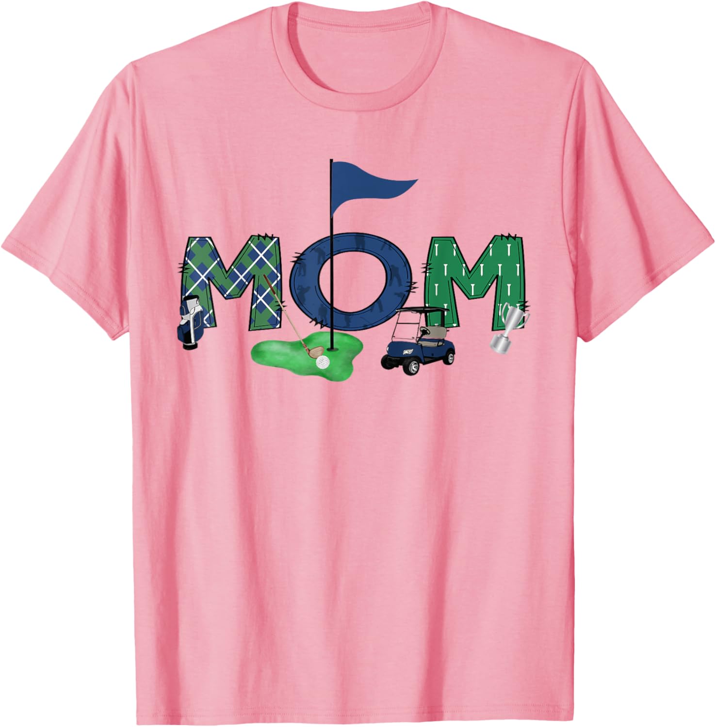Mom of the Birthday Boy Golf T-Shirt for Fun and Stylish Celebrations - 3