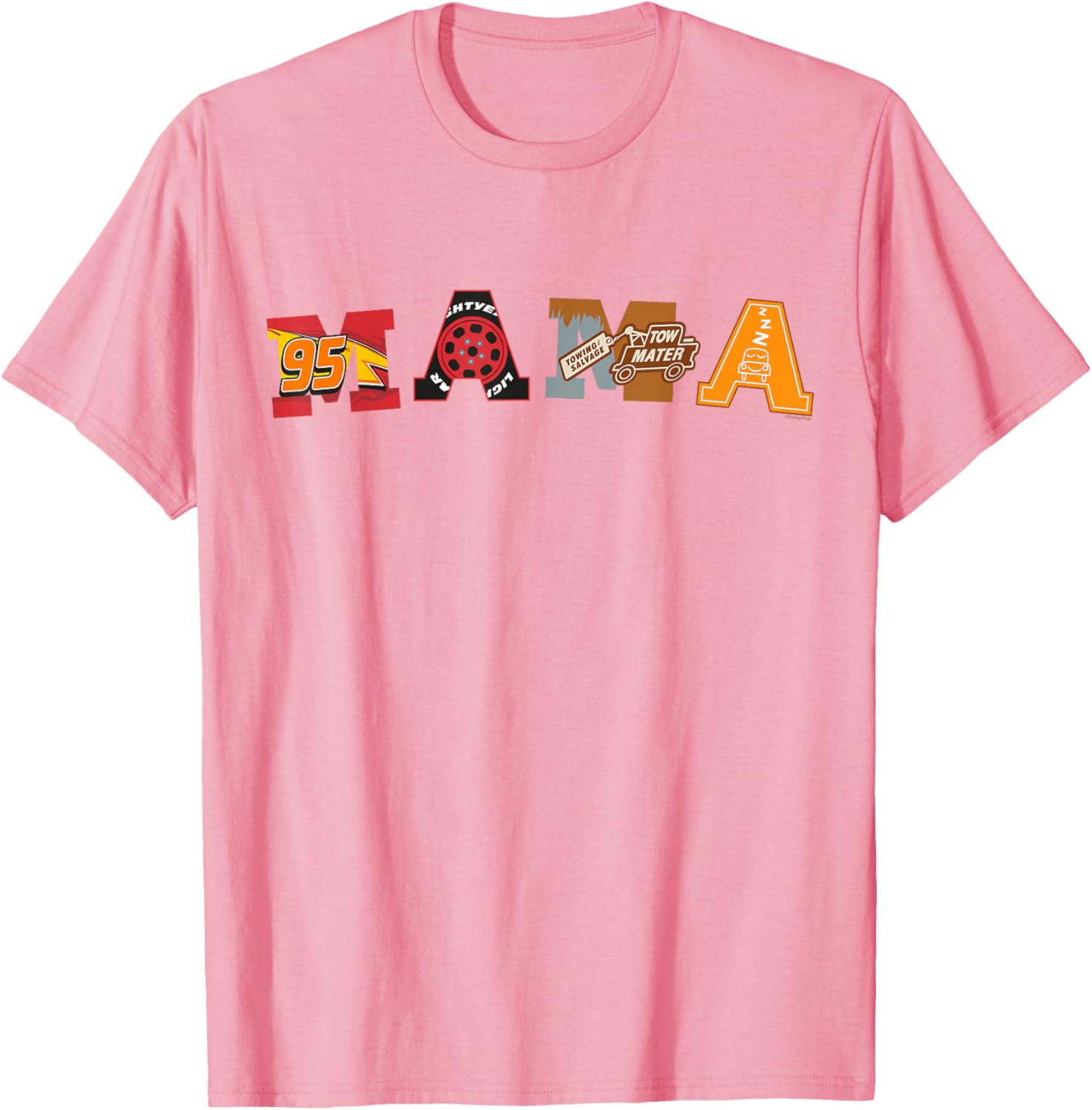 Disney Pixar Cars Mama T-Shirt Perfect for Mother's Day Birthday Gift - 1