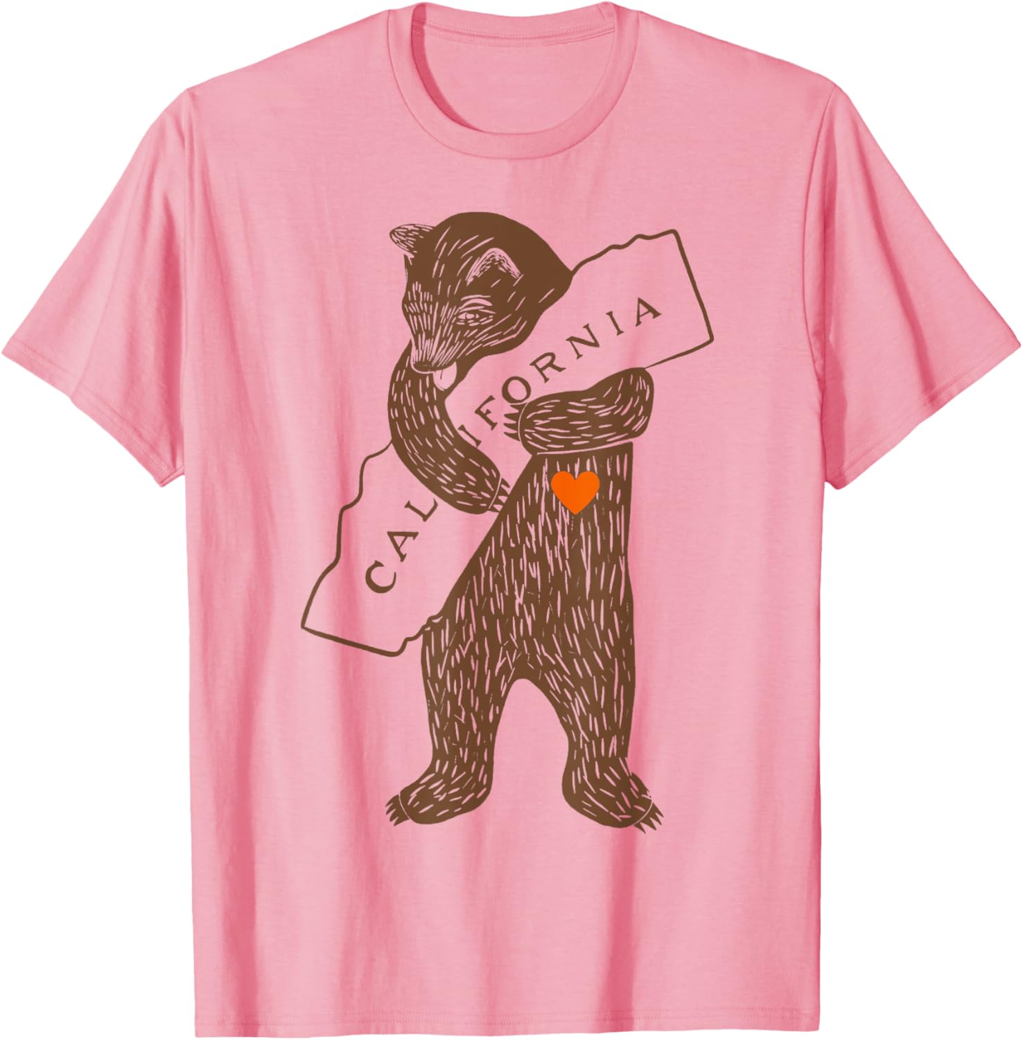 California Strong Grizzly Bear T-Shirt for Outdoor Enthusiasts - 3