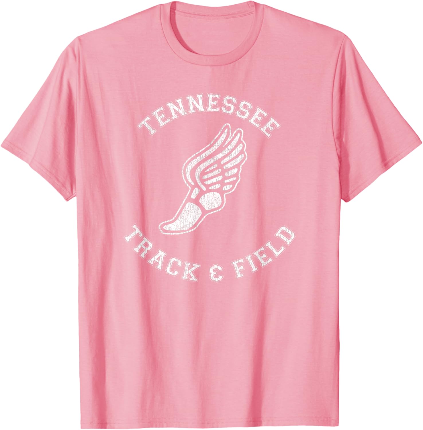 Tennessee Track and Field Retro Classic 80s Distressed T-Shirt - 8