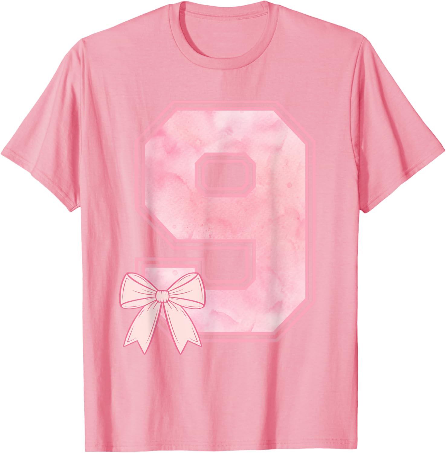 Adorable Pink Coquette Bow T-Shirt for 9 Year Old Birthday Girls - 15
