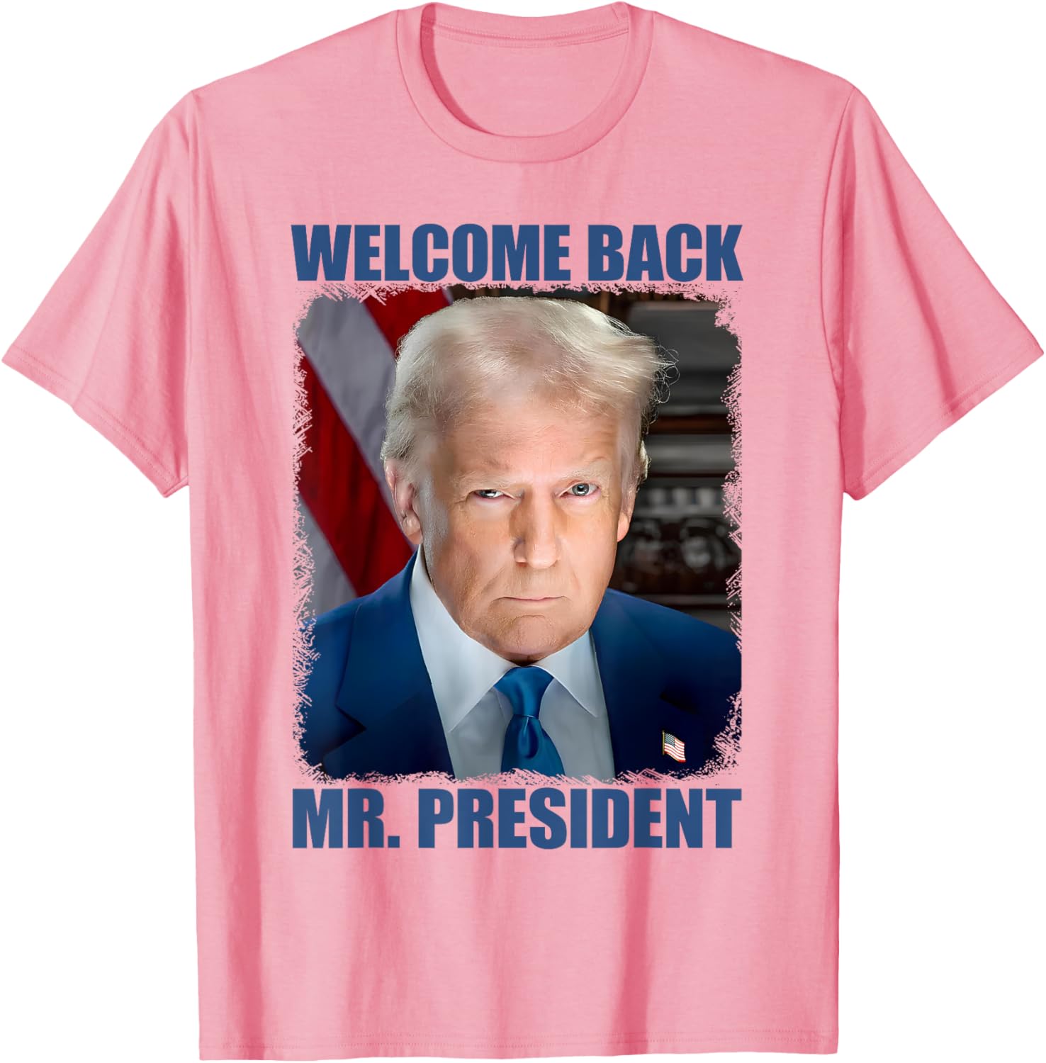 Welcome Back Mr President Donald Trump Inauguration Portrait T-Shirt - 6
