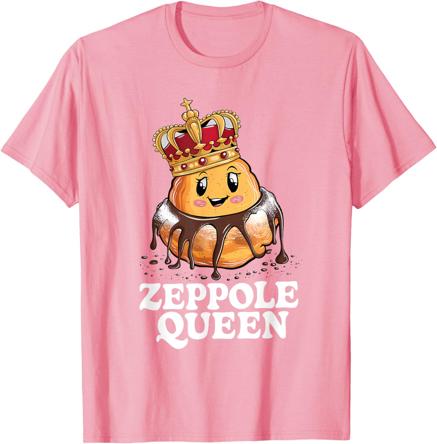 Zeppole Queen T-Shirt for Food Lovers - Fun and Stylish Design - 11
