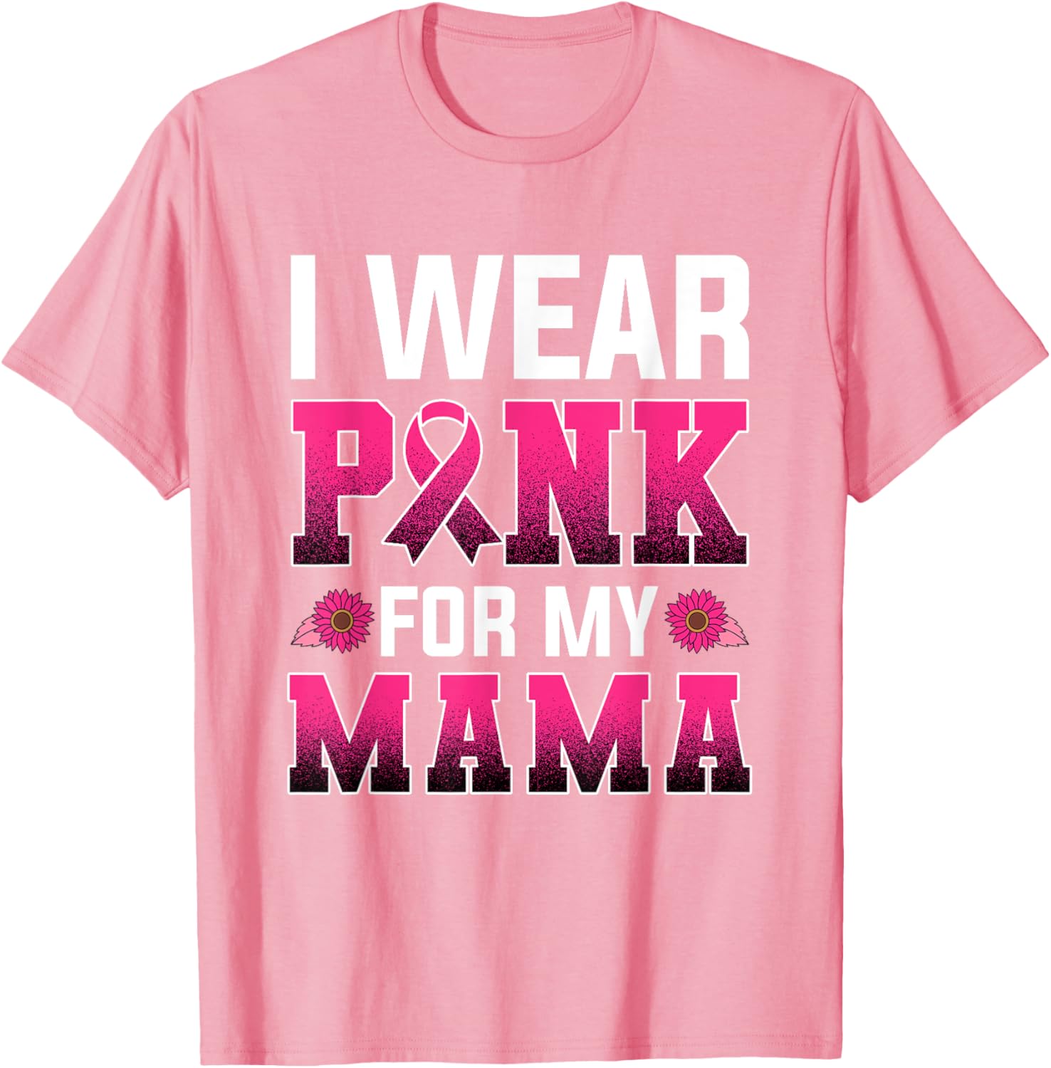 Breast Cancer Awareness Pink Ribbon T-Shirt for Women - Stylish Supportive Tee - 14