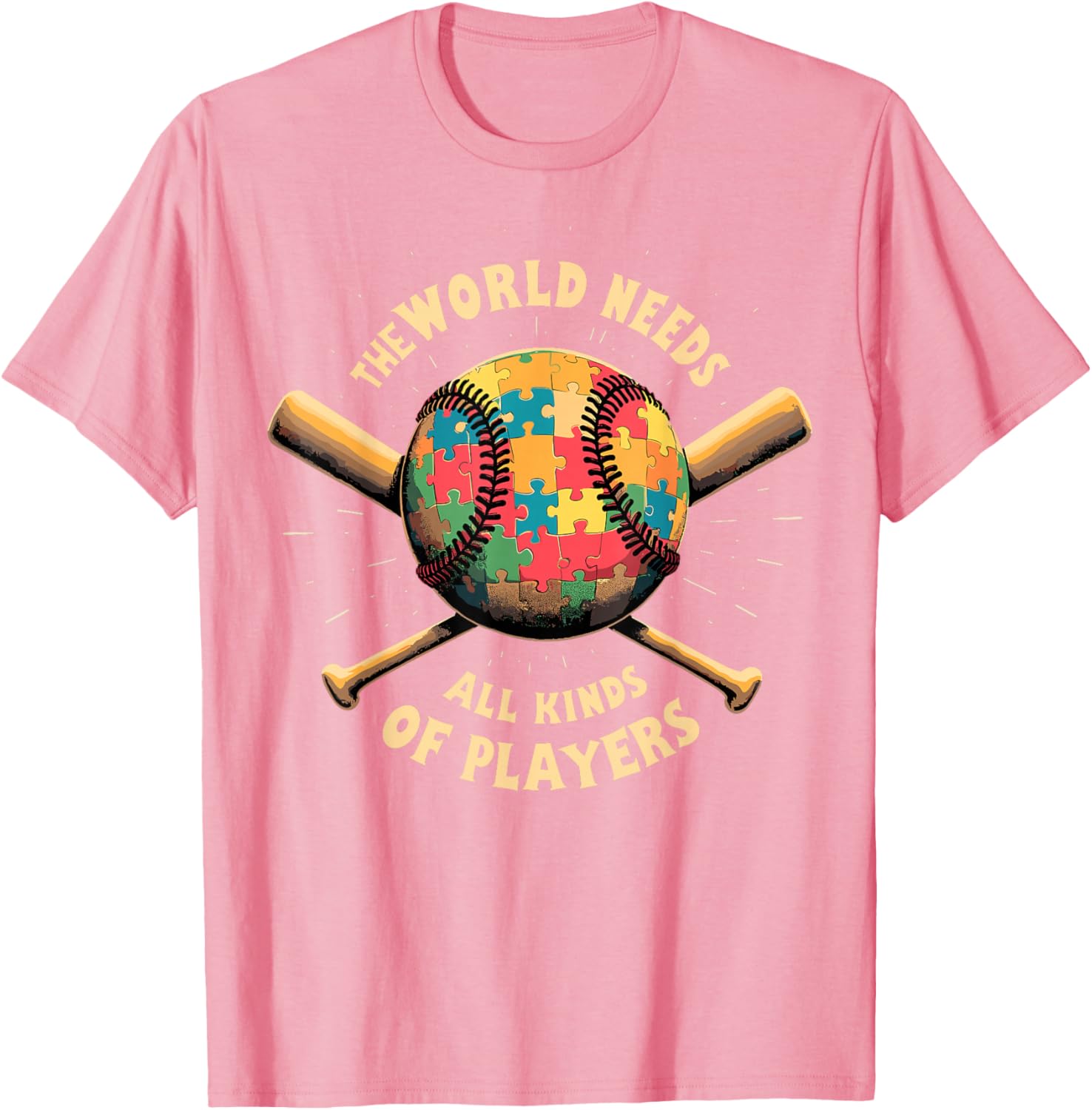 Autism Awareness Support T-Shirt for Baseball Players and Fans - 10