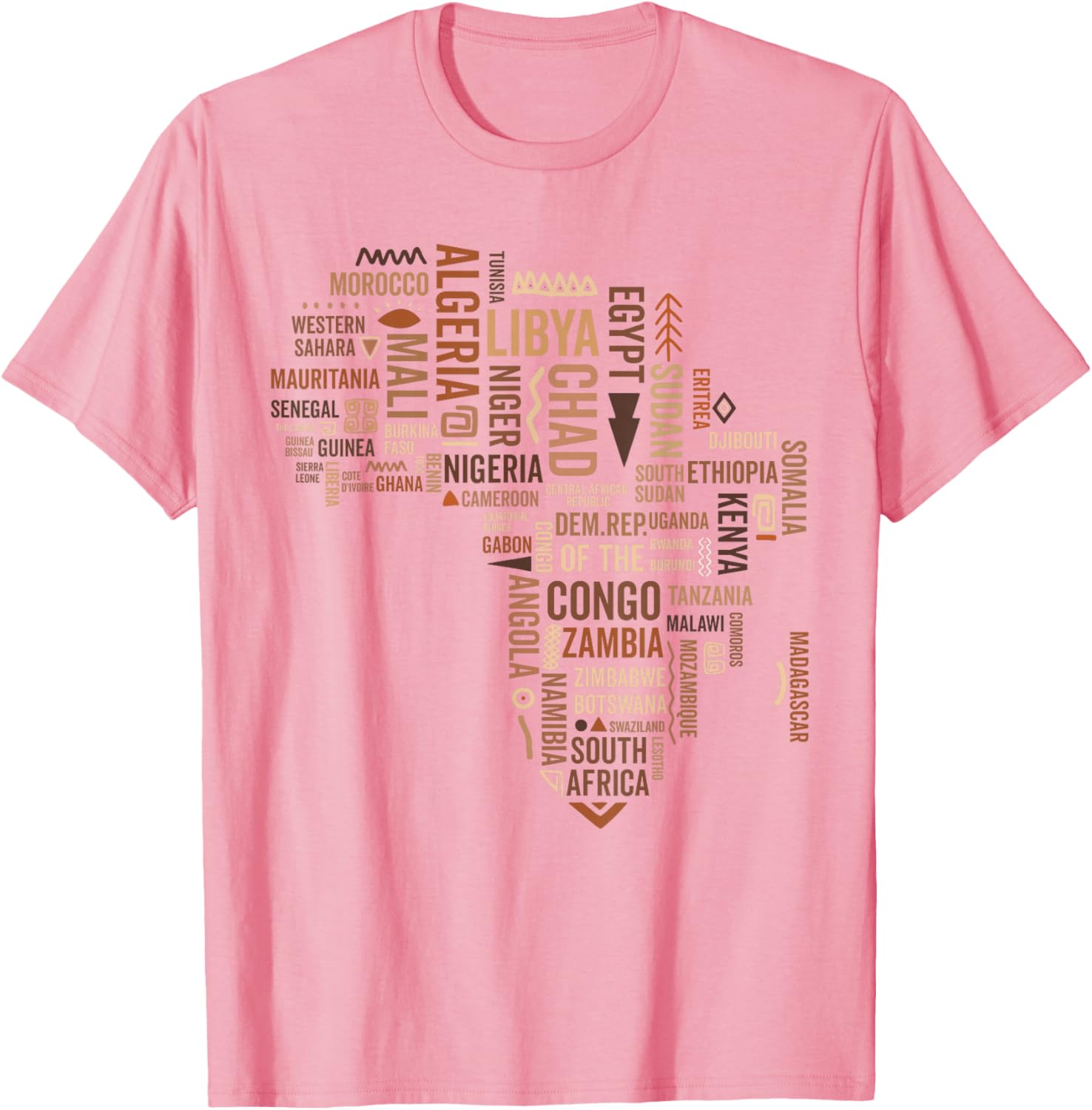 Africa Map Black History Pride T-Shirt for African American Culture - 16