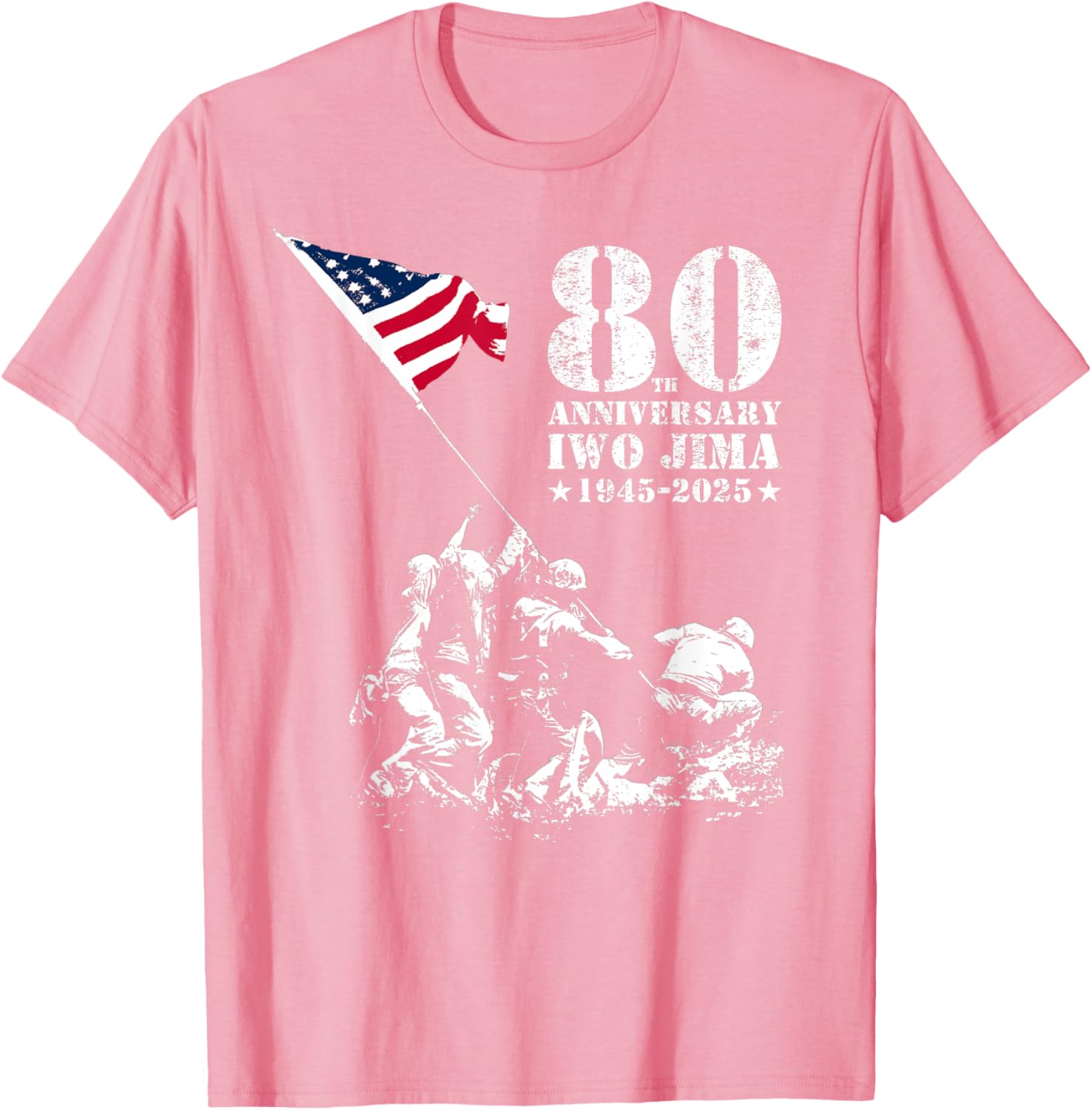 80th Anniversary Iwo Jima WWII Veterans T-Shirt for Honor and Remembrance - 13