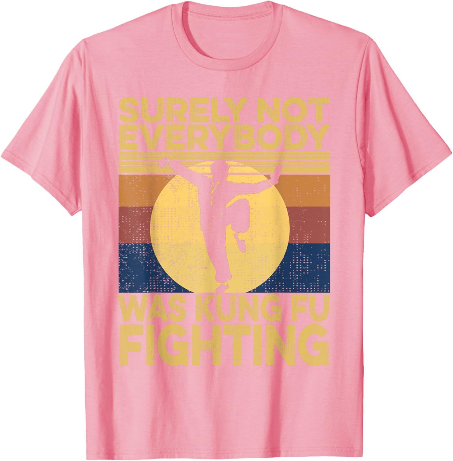 Vintage Surely Not Everybody Was Kung Fu Fighting Men's T-Shirt - 5