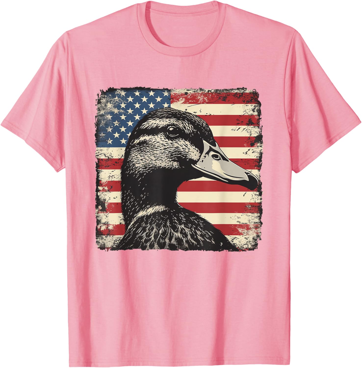 America Flag Duck Shirt for 4th of July | Fun Men's and Women's Tee - 26