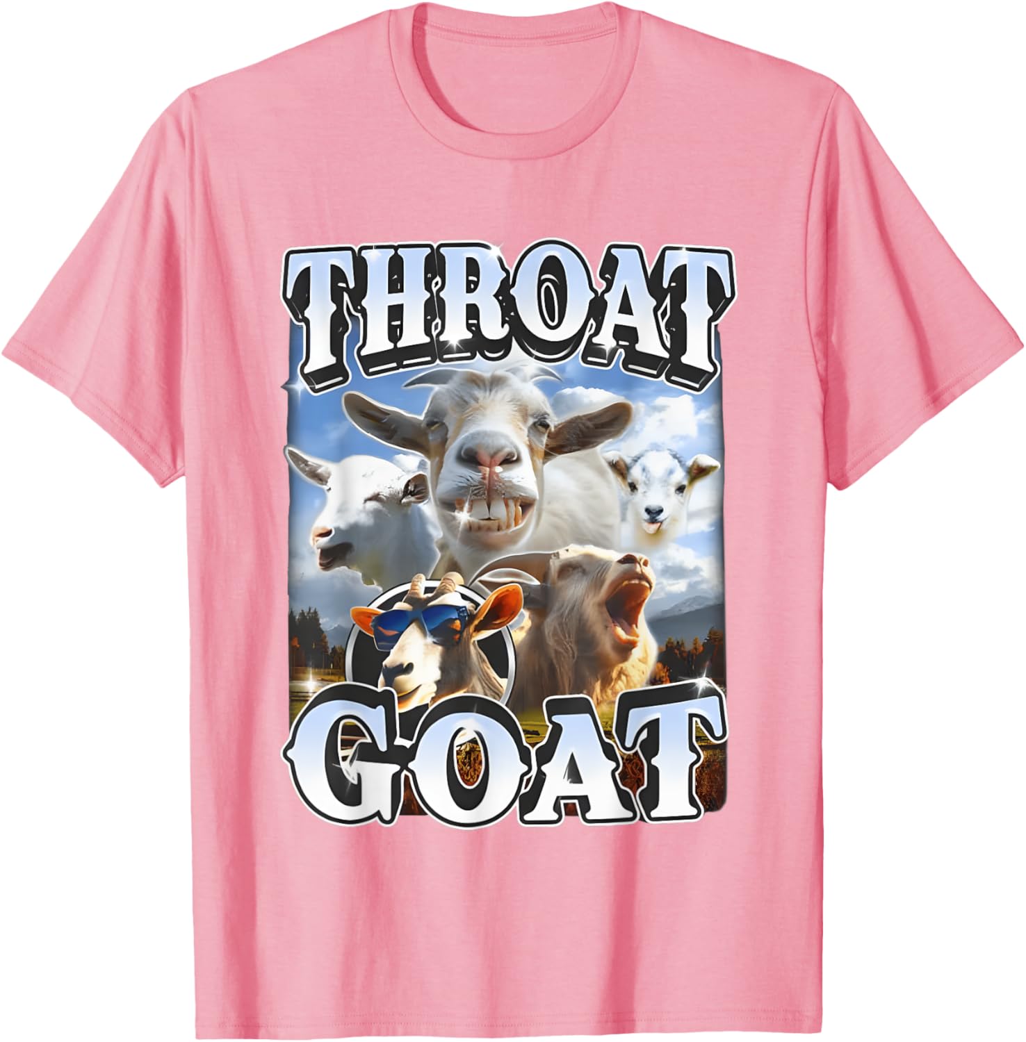 Throat Goat Retro Funny Gag T-Shirt for Adult Humor Lovers - 20
