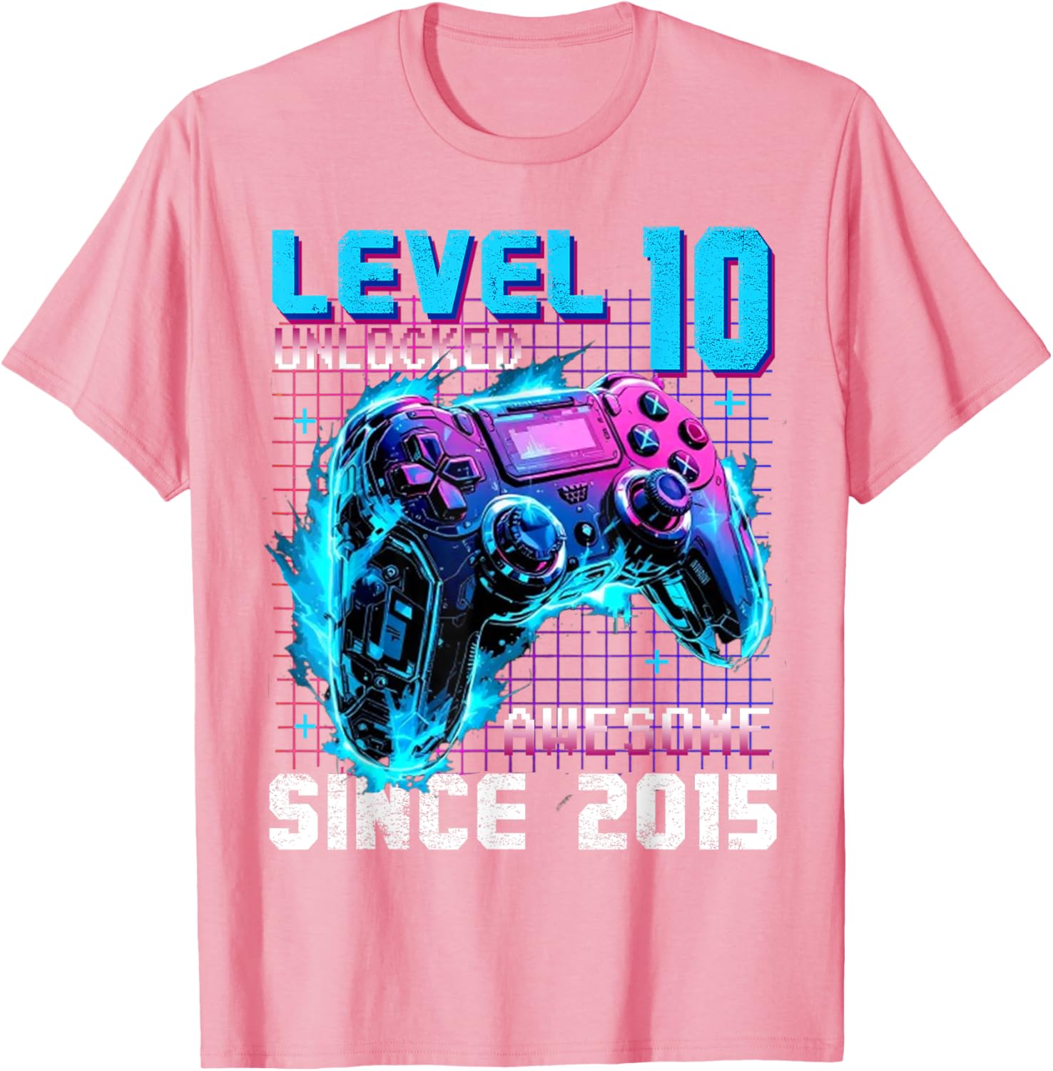 Level 10 Unlocked Gaming T-Shirt for 10th Birthday Celebration - 20