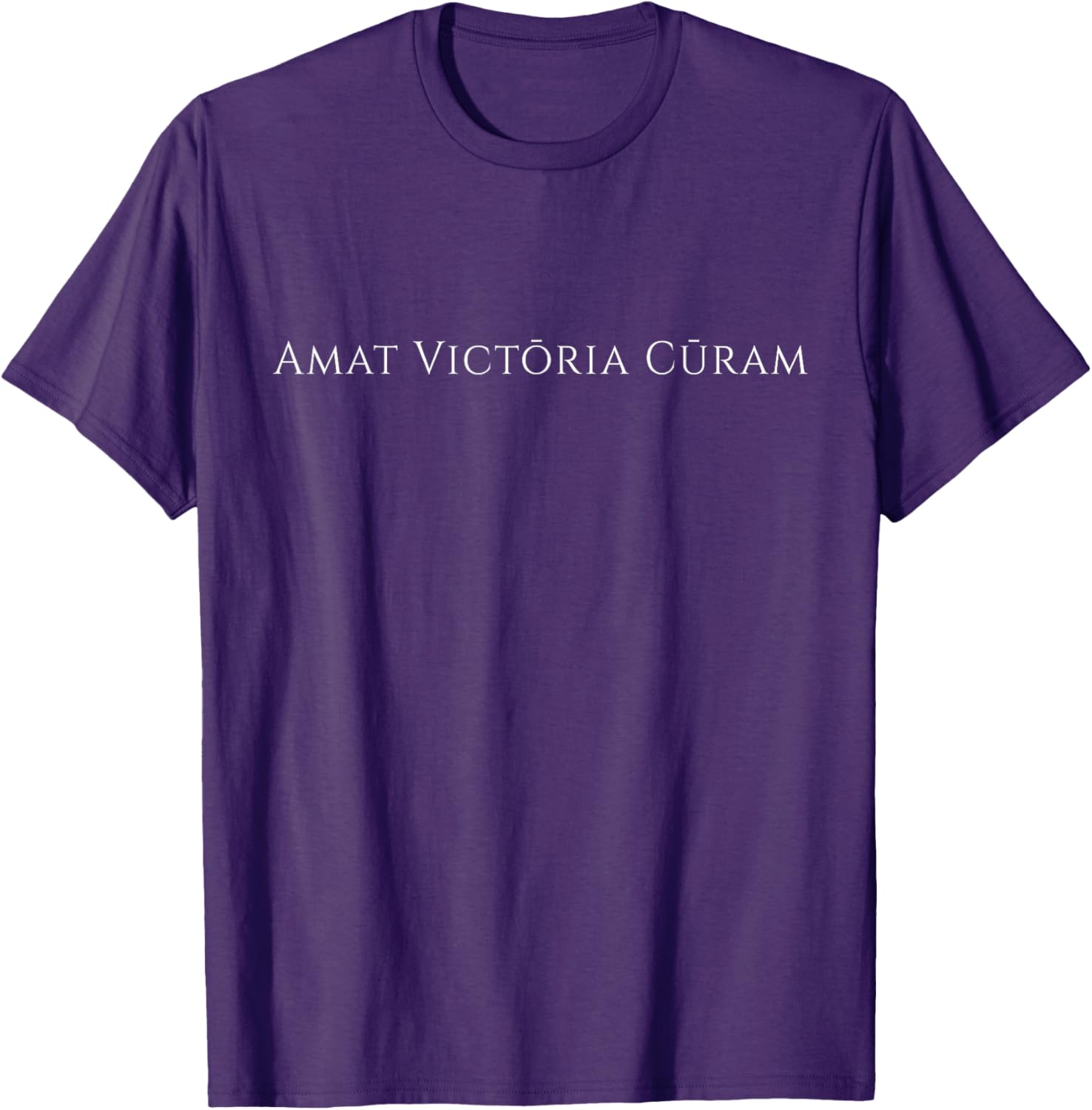 Amat Victoria Curam T-Shirt - Inspiring Latin Phrase for Success in Style - 17
