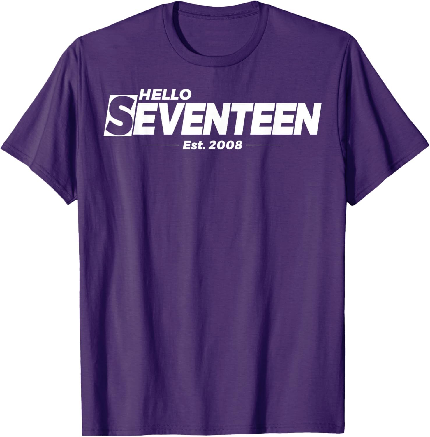 Hello Seventeen Birthday T-Shirt for 17th Birthday Celebration Gifts - 12