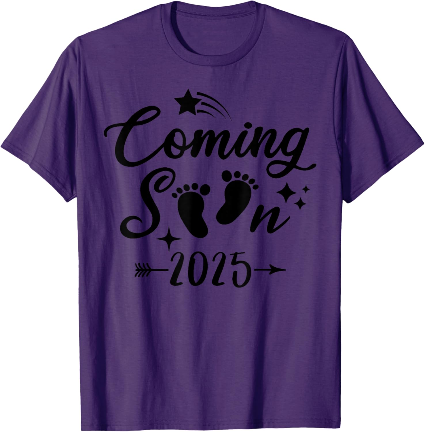 Baby Coming Soon 2025 Newborn Reveal T-Shirt for Expecting Parents - 9