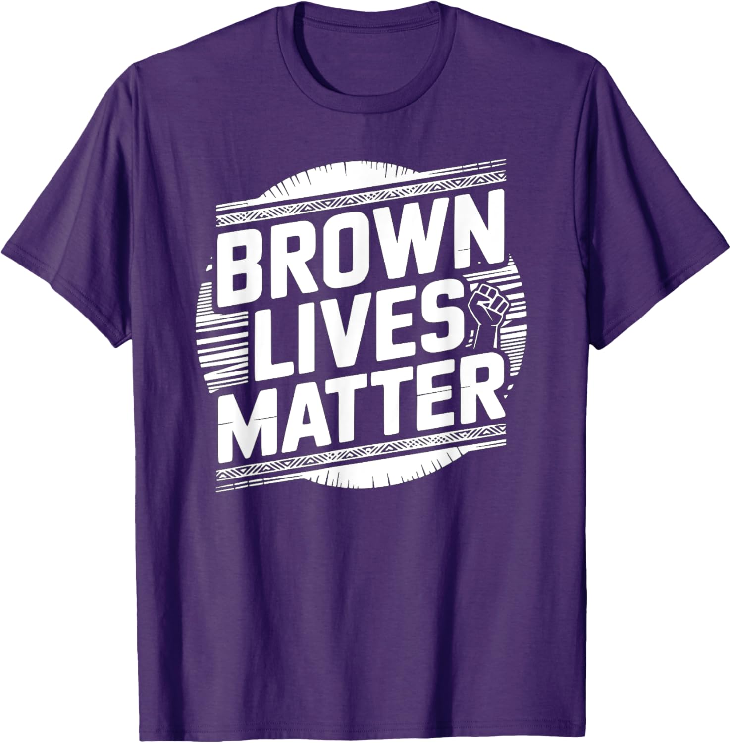 Brown Lives Matter Pro-Immigration Unity T-Shirt for Activism Support - 13