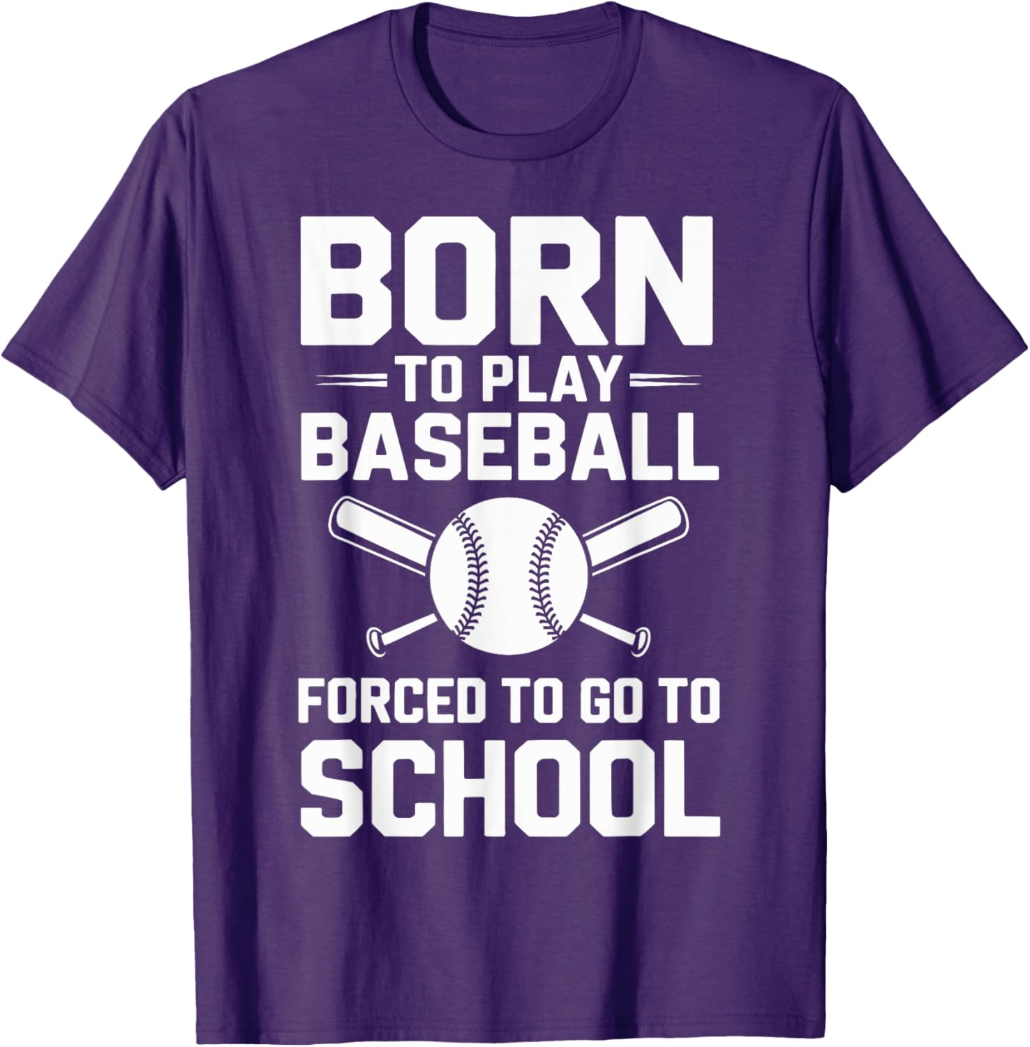 Born to Play Baseball T-Shirt Perfect for Young Athletes in School - 5