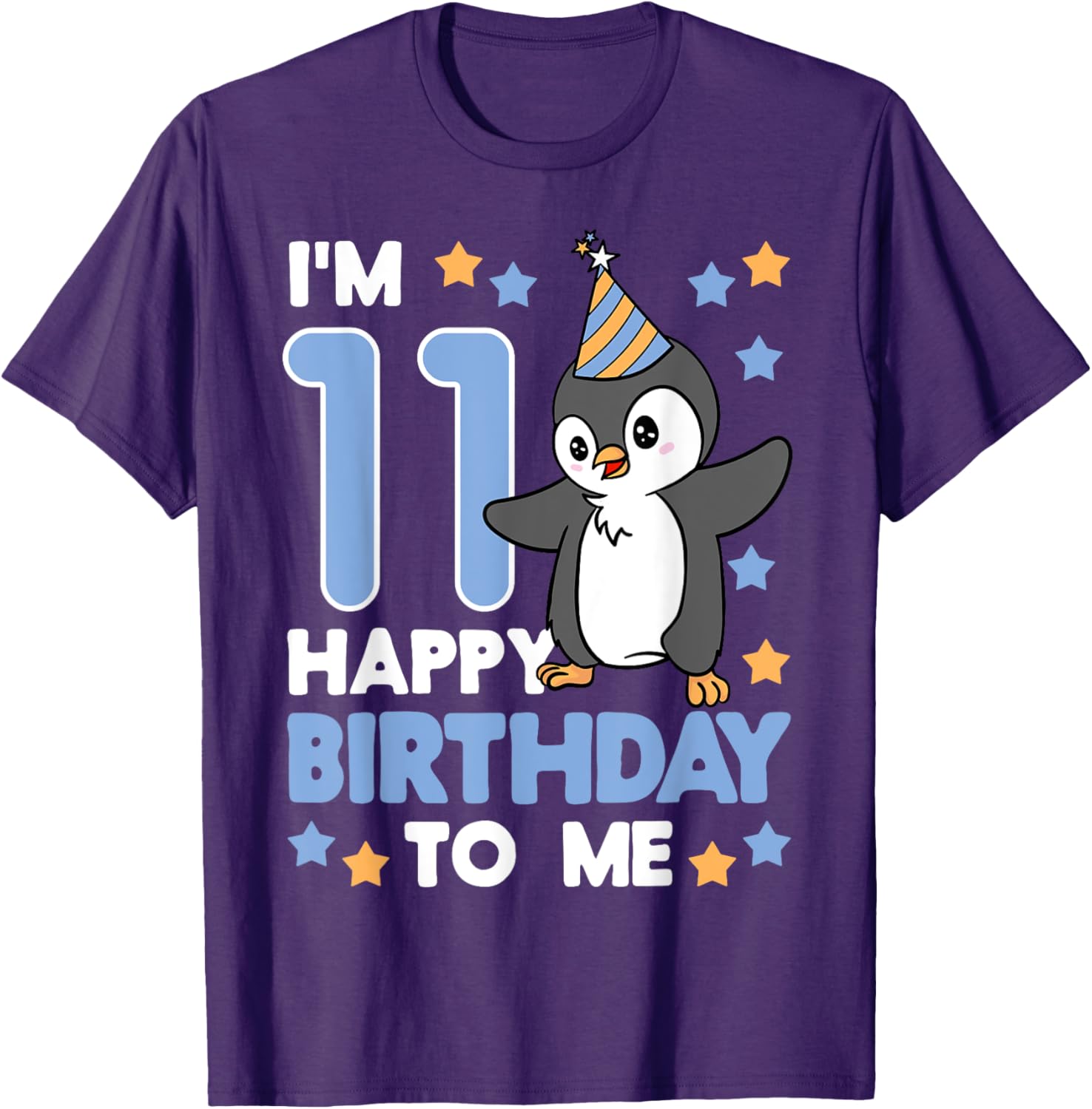 Cool Penguin 11 Birthday Zookeeper T-Shirt for Arctic Celebration Fun - 2