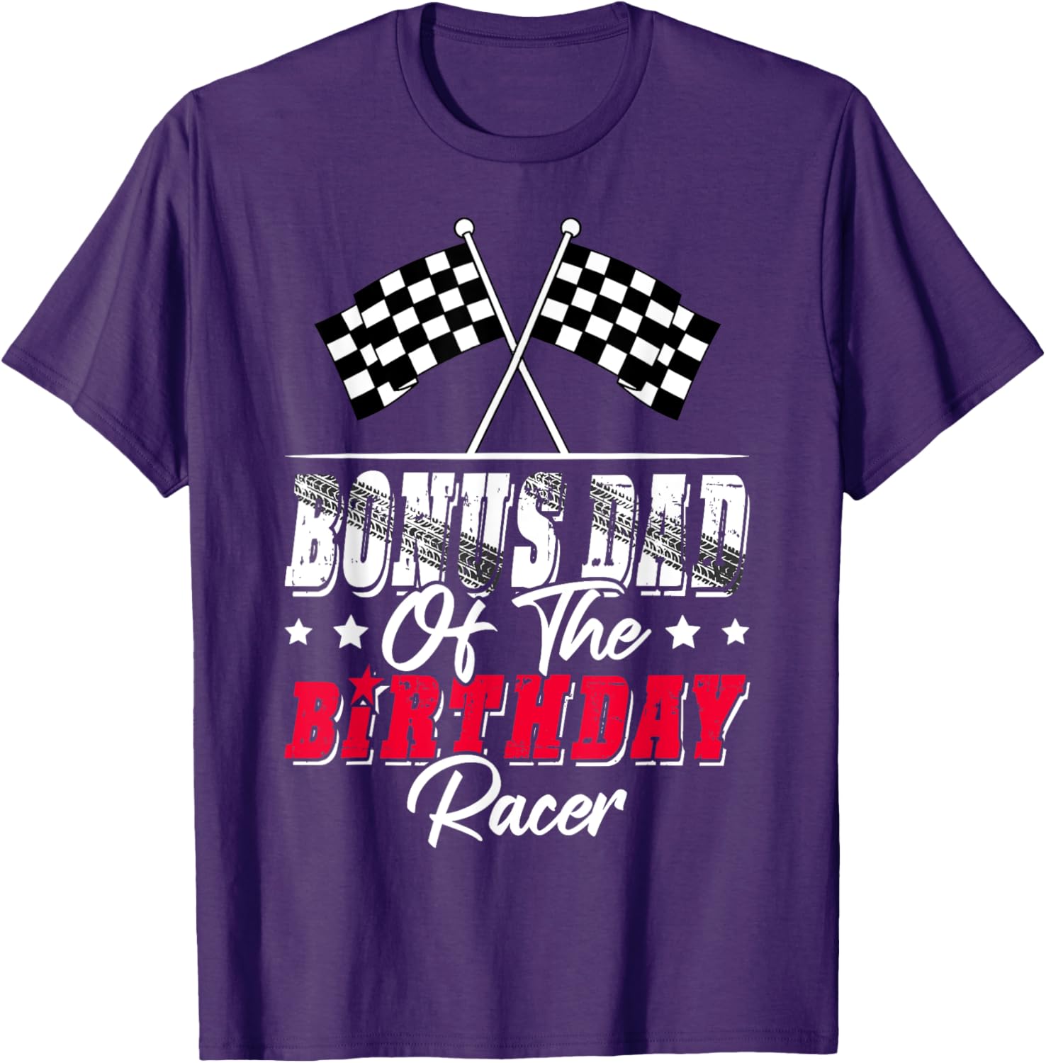 Race Car Bonus Dad T-Shirt for Birthday Racer Family Fun Apparel - 7