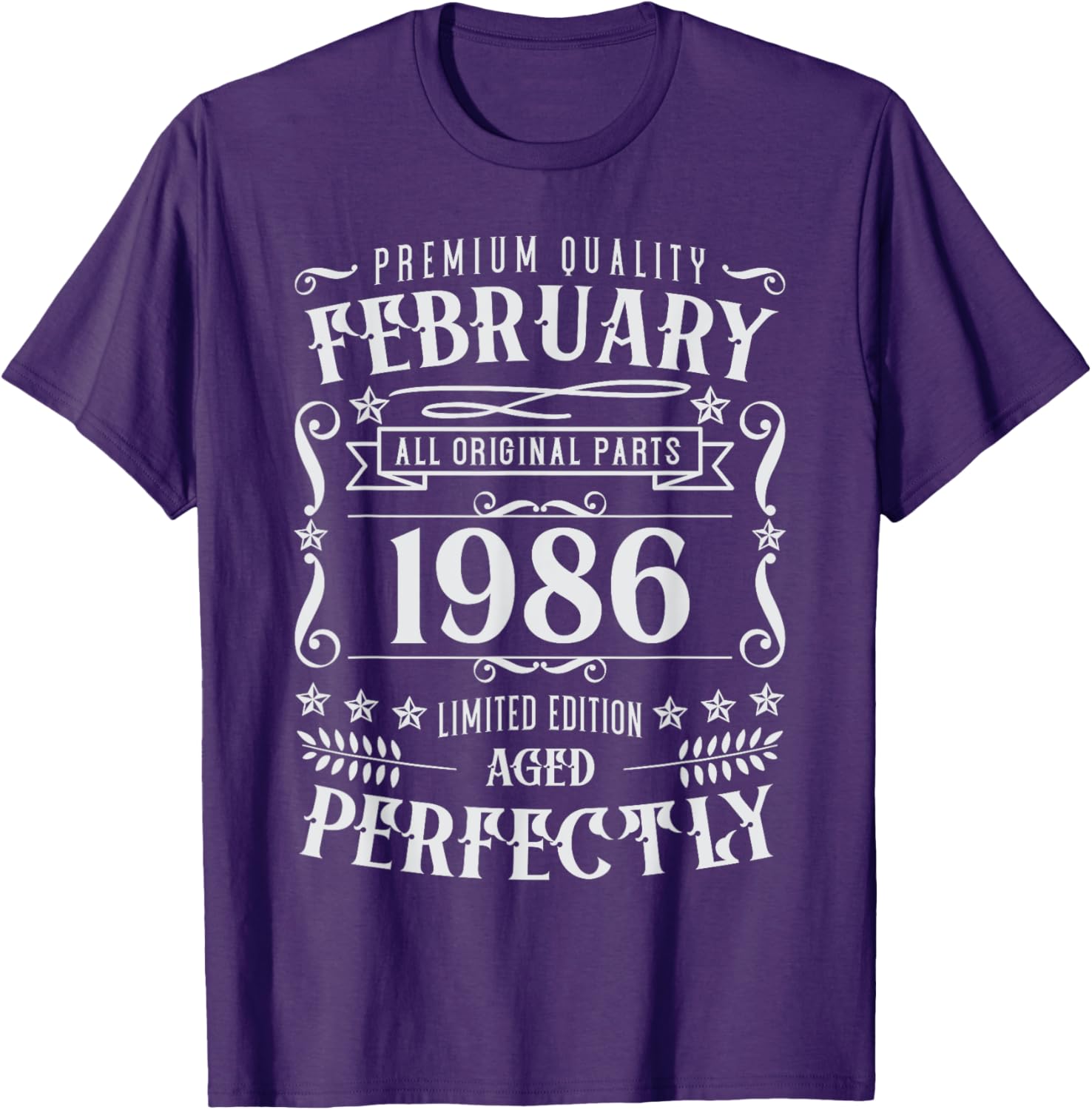 39th Birthday Legends Born in February 1986 T-Shirt for Celebrations - 11