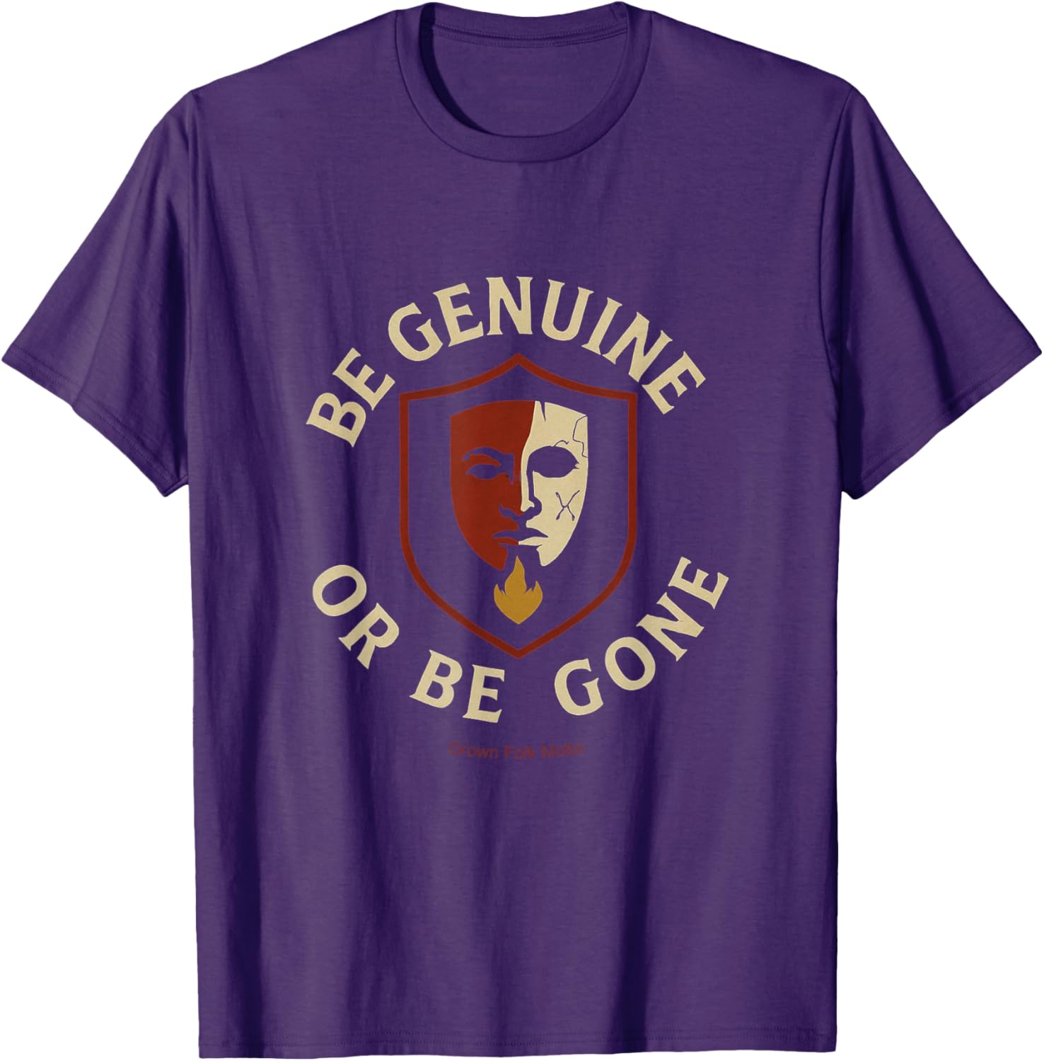 Be Genuine or Be Gone Motivational T-Shirt for Inspiring Style - 6
