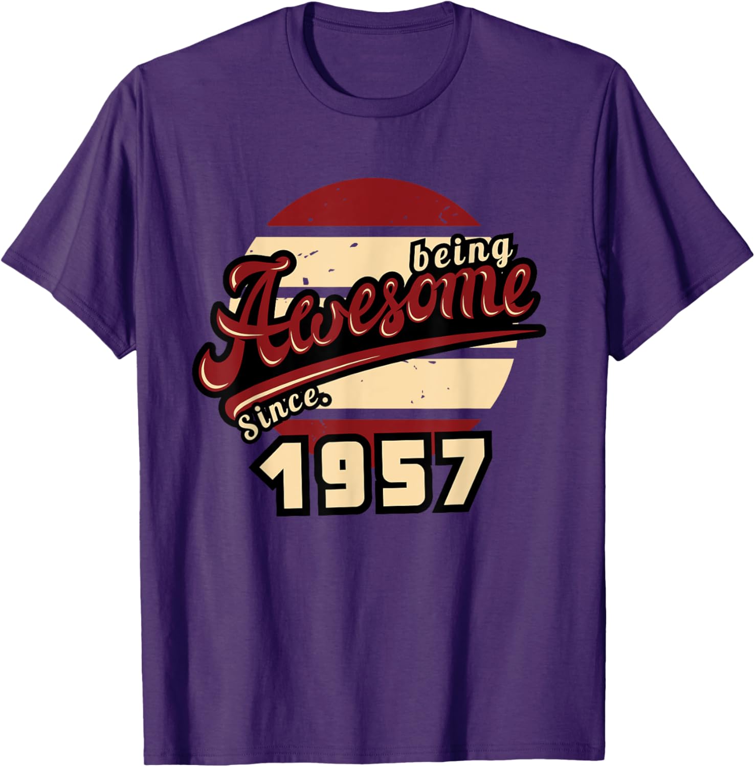 Awesome Since 1957 Retro 68th Birthday T-Shirt Gift for Him or Her - 13