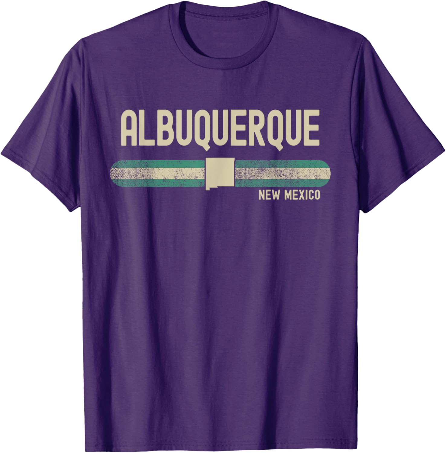Albuquerque New Mexico 80s Style T-Shirt for Trendy Travelers - 4