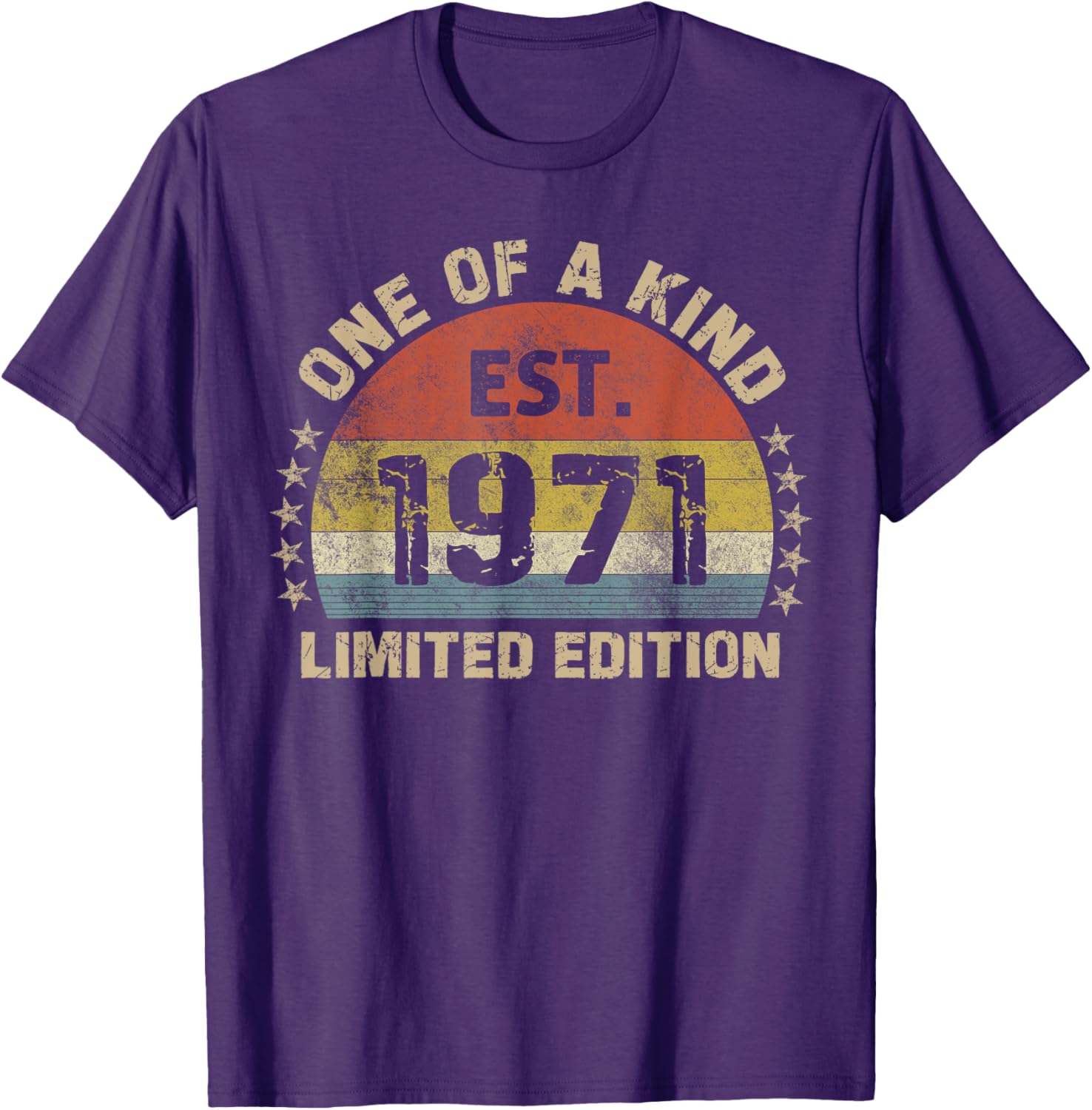 Limited Edition 54th Birthday T-Shirt for 54 Year Olds Born in 1971 - 7