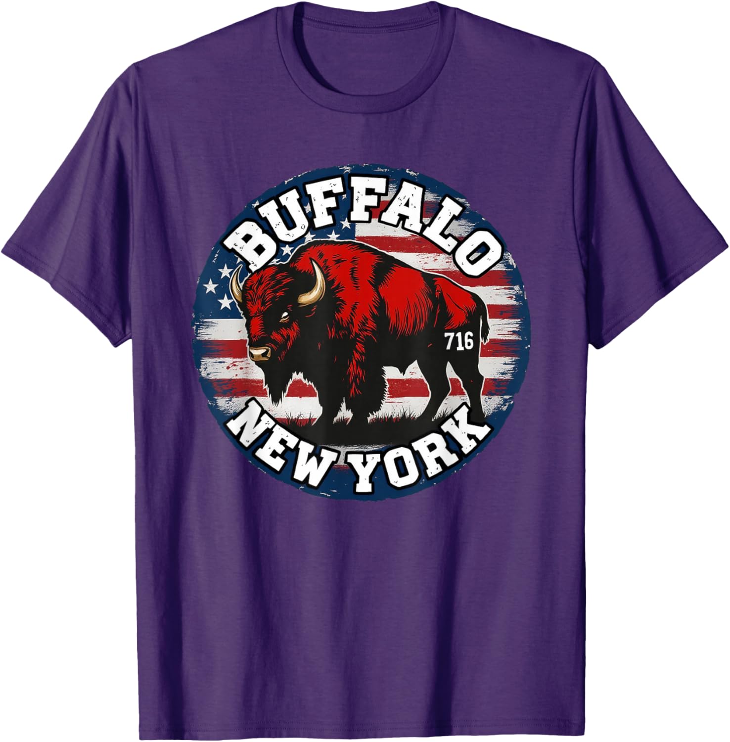 Buffalo New York Bison 716 Area Code Pride T-Shirt for WNY Fans - 10