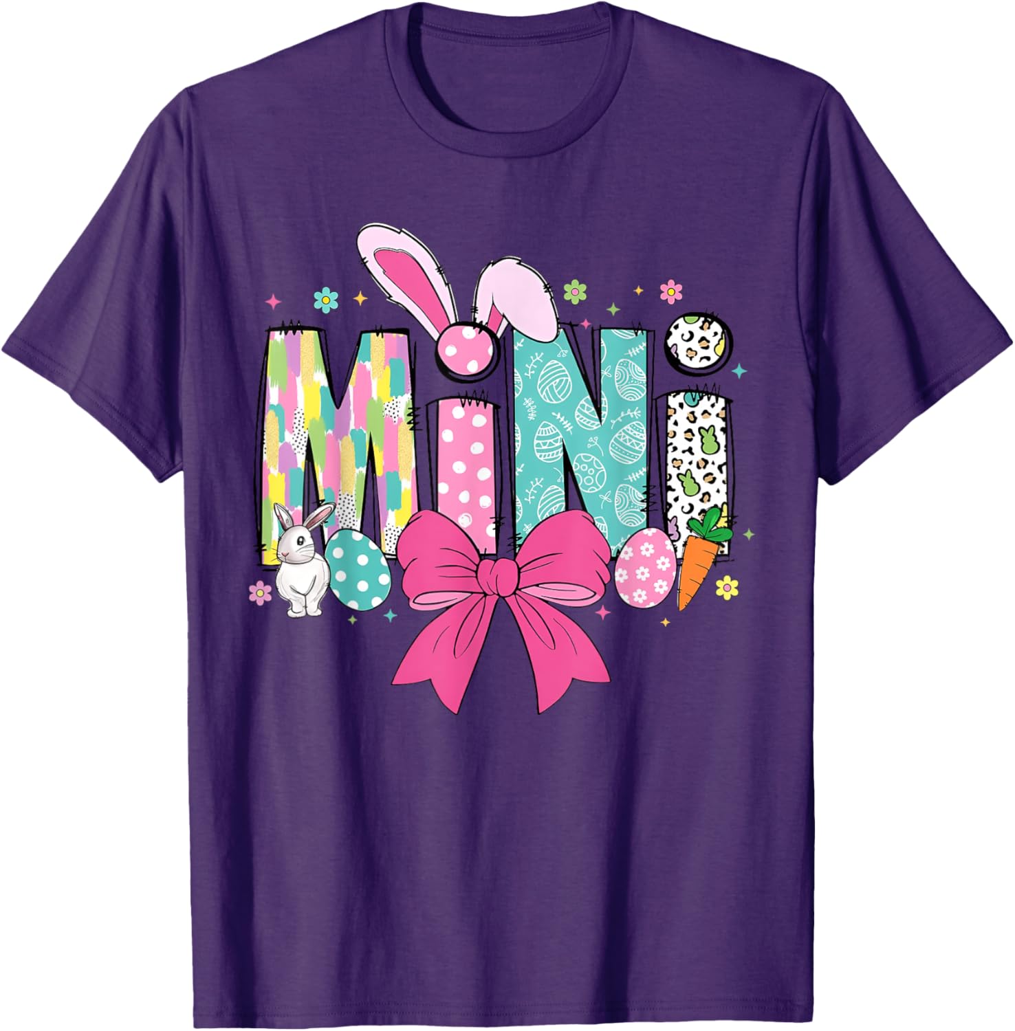 Adorable Mama Bunny Easter T-Shirt for Matching Family Celebrations - 9