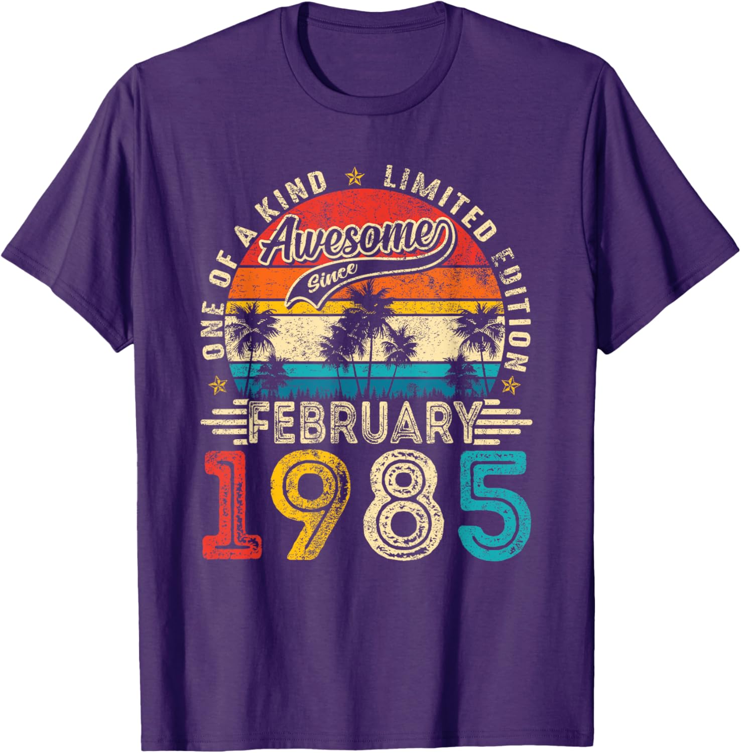 40 Years Awesome Since February 1985 Women's T-Shirt for 40th Birthday - 16
