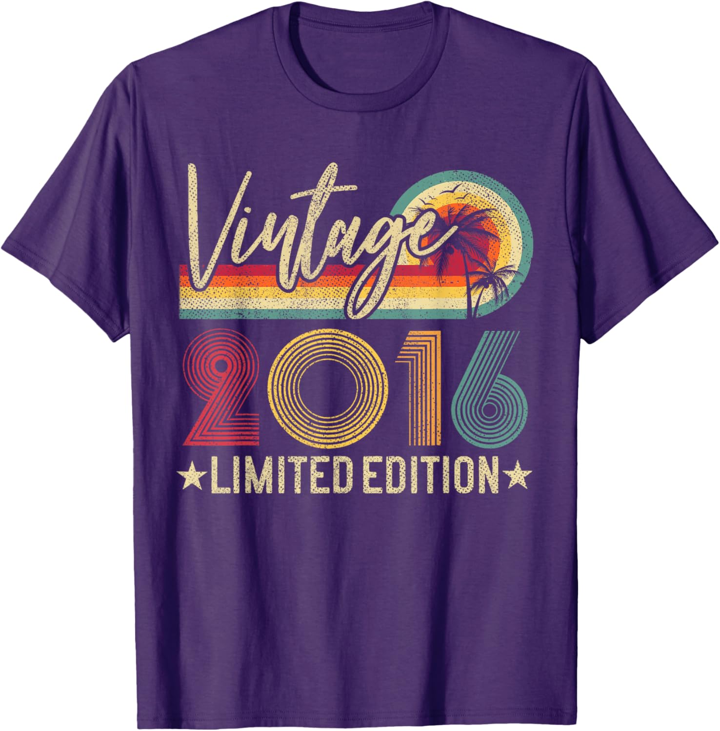 Limited Edition Vintage 2016 9th Birthday T-Shirt for Kids - 20