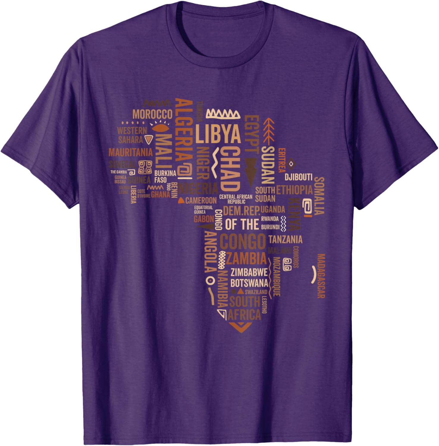 Africa Map Black History Pride T-Shirt for African American Culture - 18