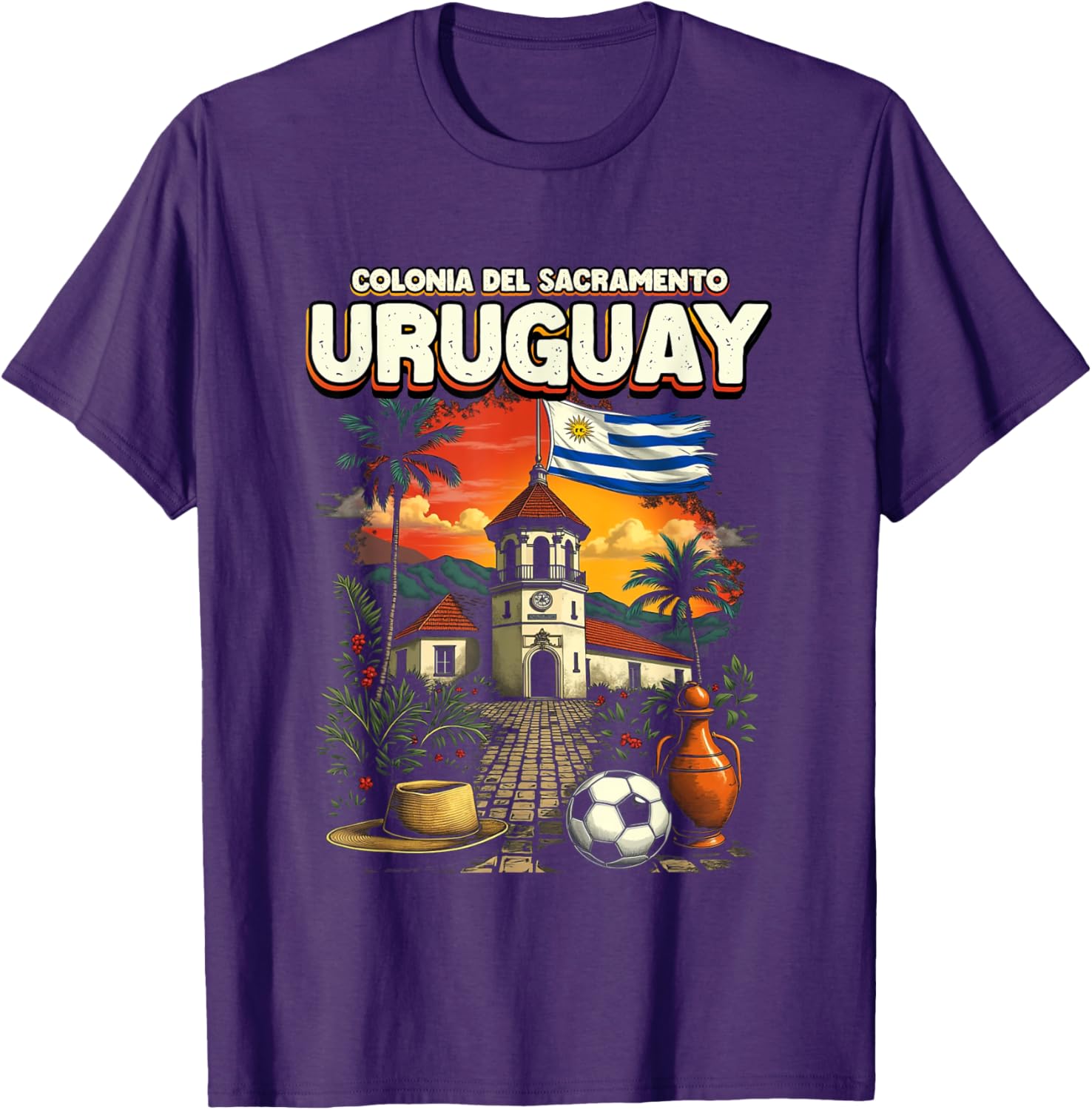 Colonia Del Sacramento Uruguay T-Shirt for Memorable Vacation Souvenir - 15