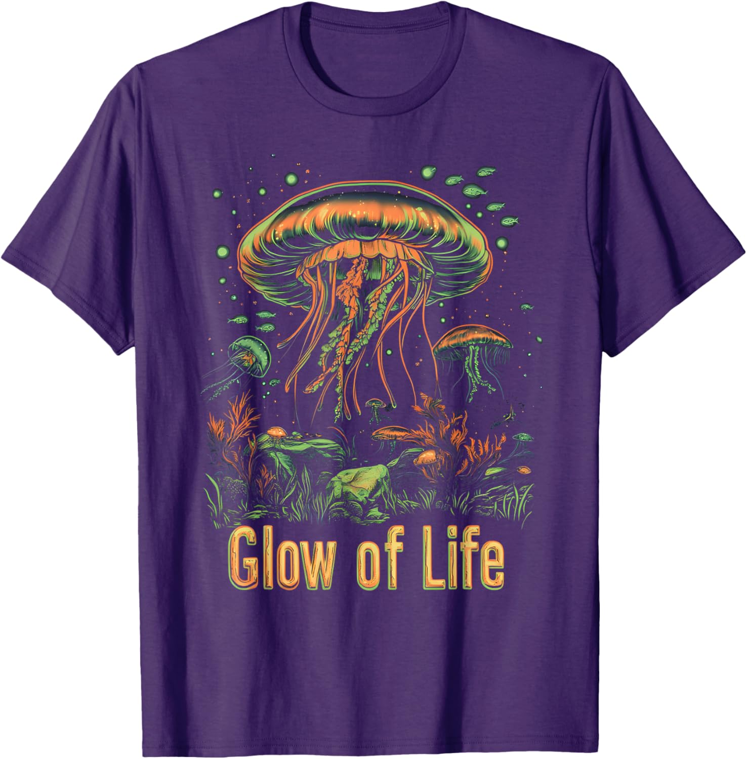 Bioluminescent Nature T-Shirt - Stunning Glow-In-The-Dark Design - 2