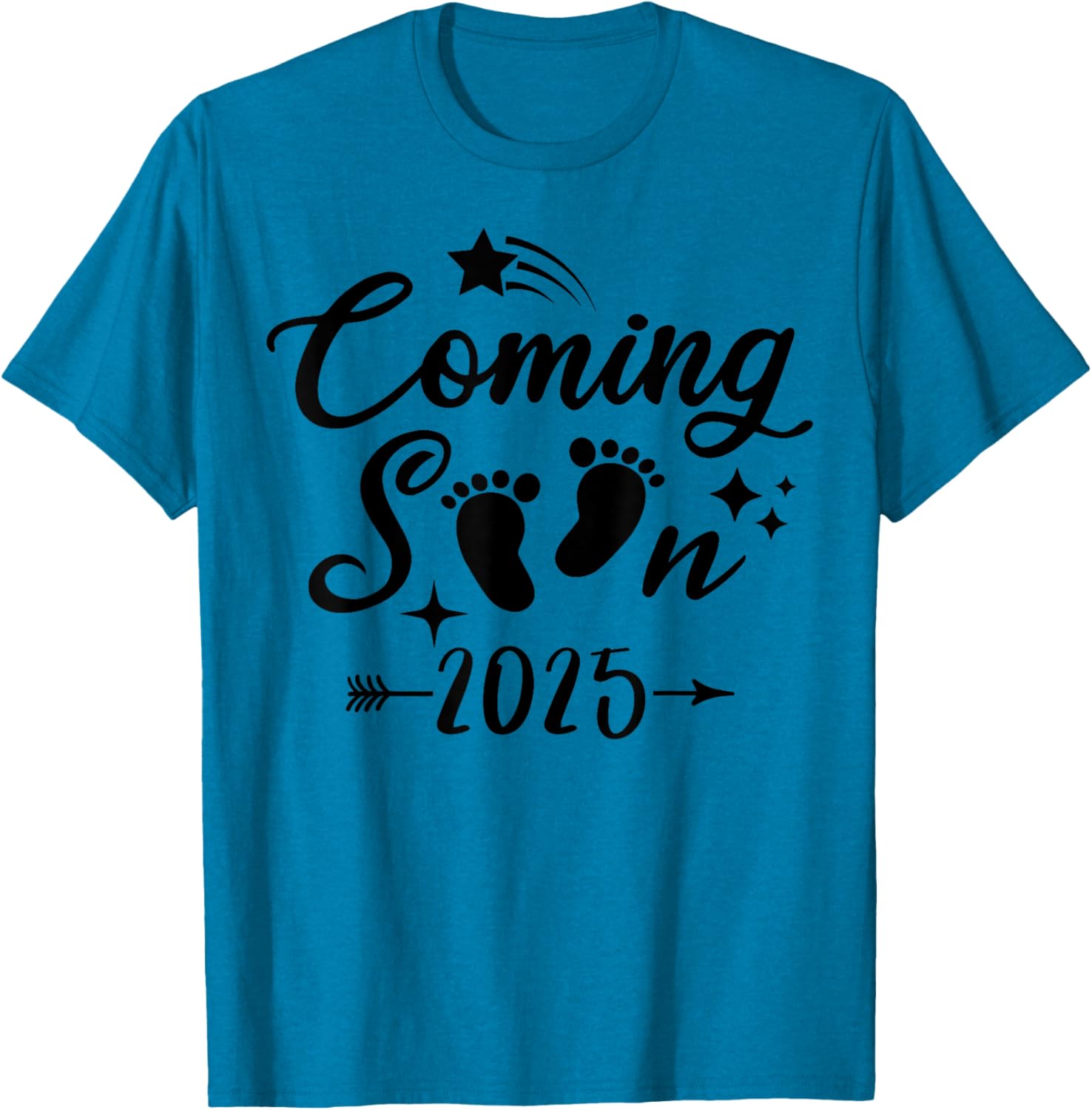 Baby Coming Soon 2025 Newborn Reveal T-Shirt for Expecting Parents - 19