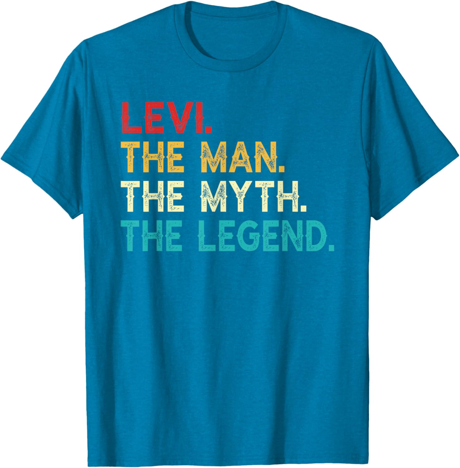 Funny Vintage Levi T-Shirt The Man The Myth The Legend Birthday Gift - 16
