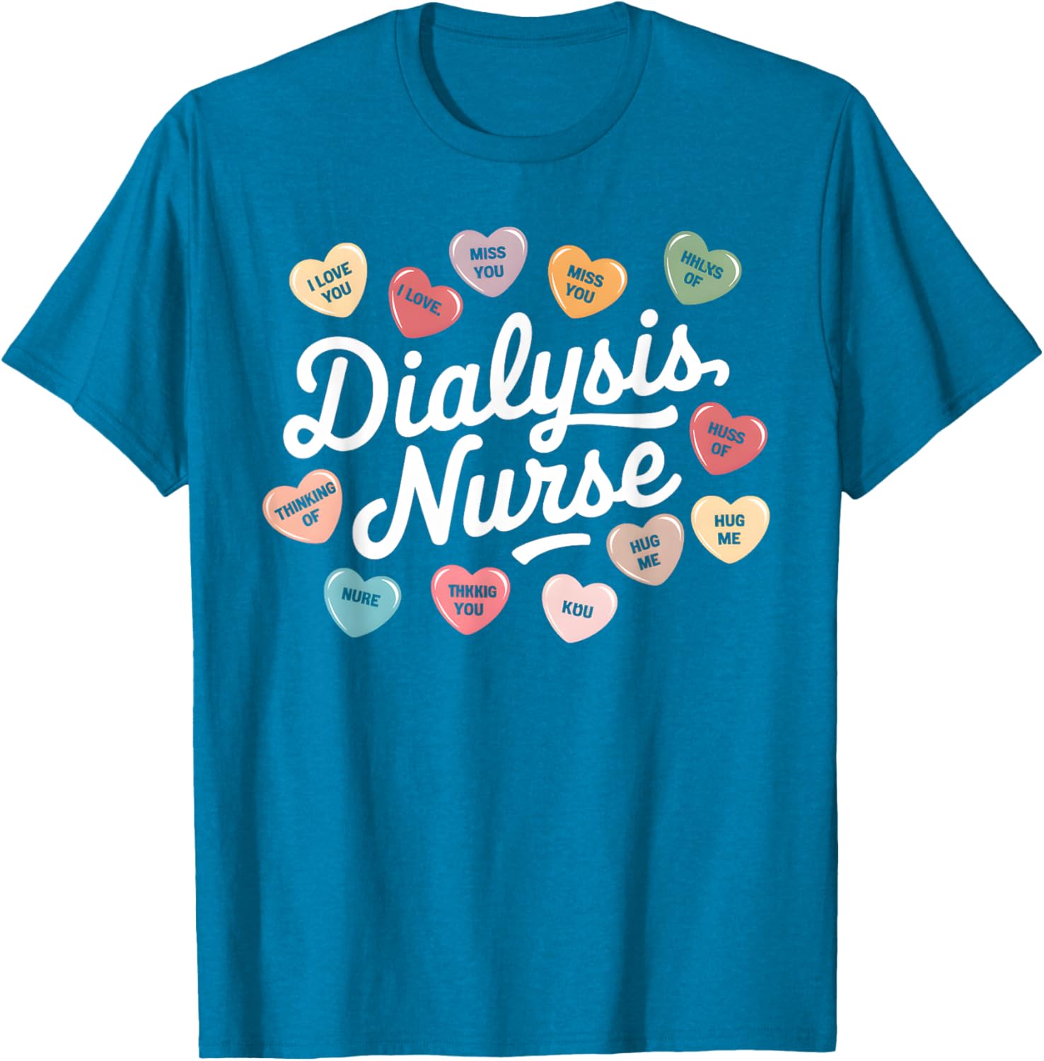Valentine's Day Dialysis Nurse T-Shirt for Nephrology Technicians - 10