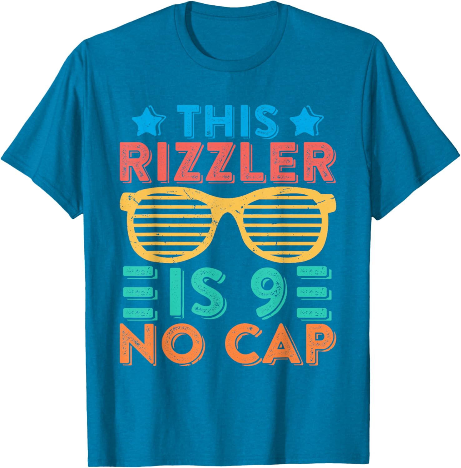 Cool Rizzler 9th Birthday Shirt for Boys - Fun Sigma Rizz Tee - 4