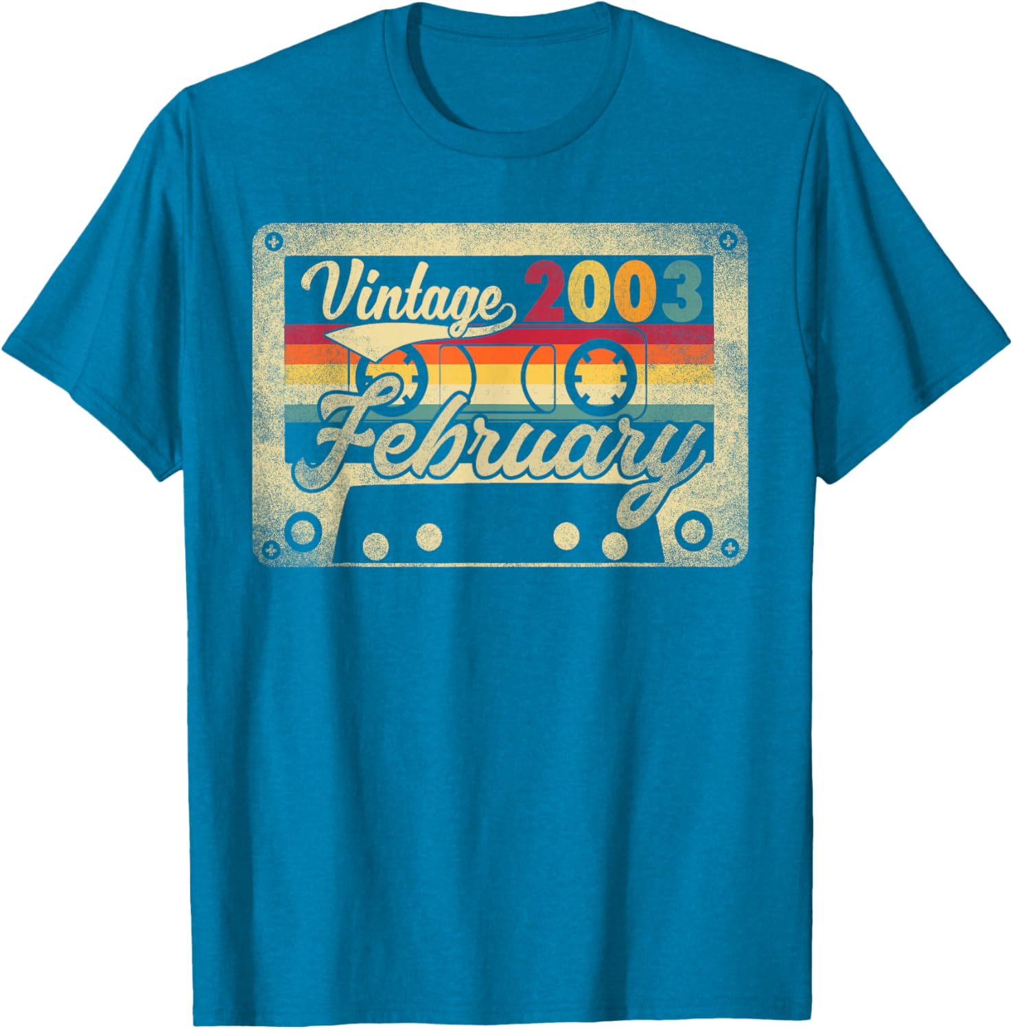 Vintage February 2003 Birthday T-Shirt Retro Funny Design Gift Idea - 5