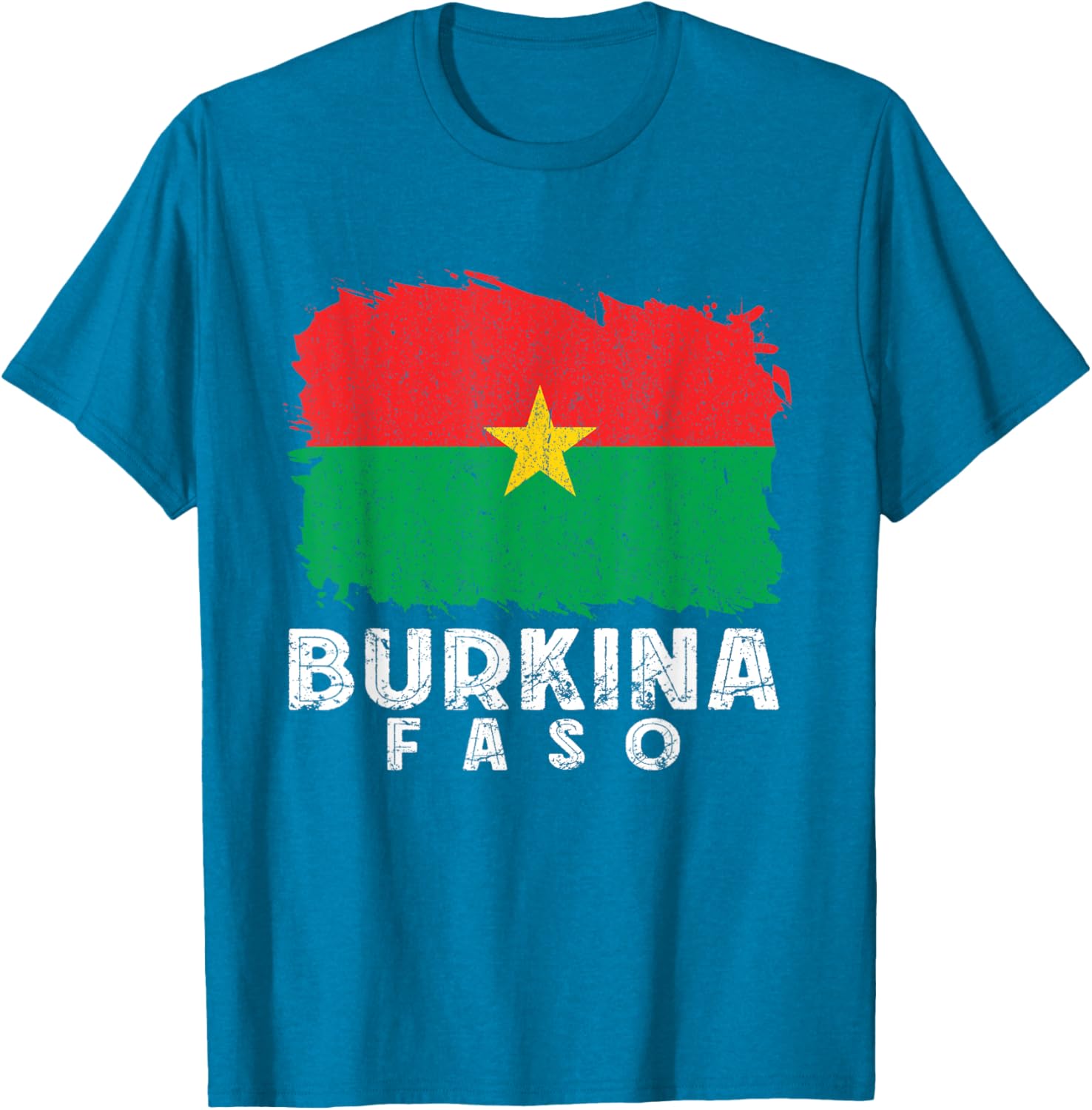 Burkina Faso Flag T-Shirt for Proud Burkina Fasoans - Stylish Apparel - 2