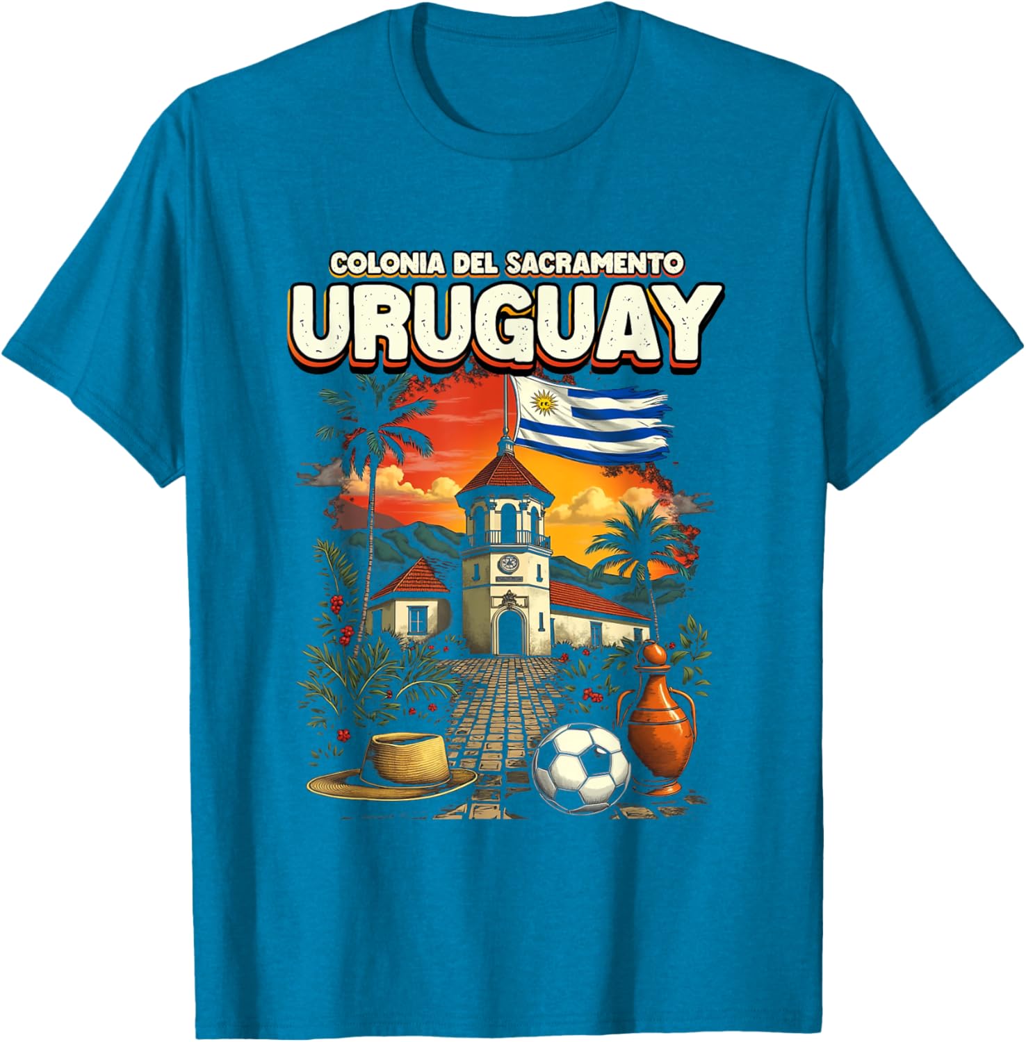 Colonia Del Sacramento Uruguay T-Shirt for Memorable Vacation Souvenir - 8