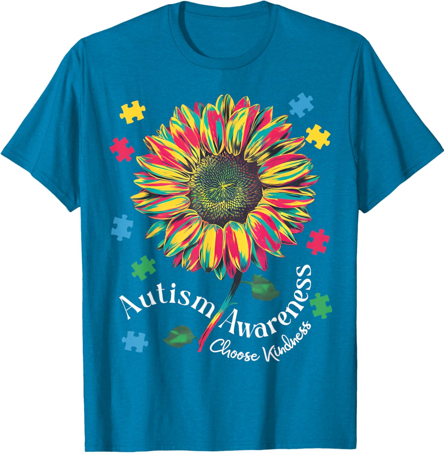 Autism Awareness Choose Kindness T-Shirt for Boys and Girls - 14