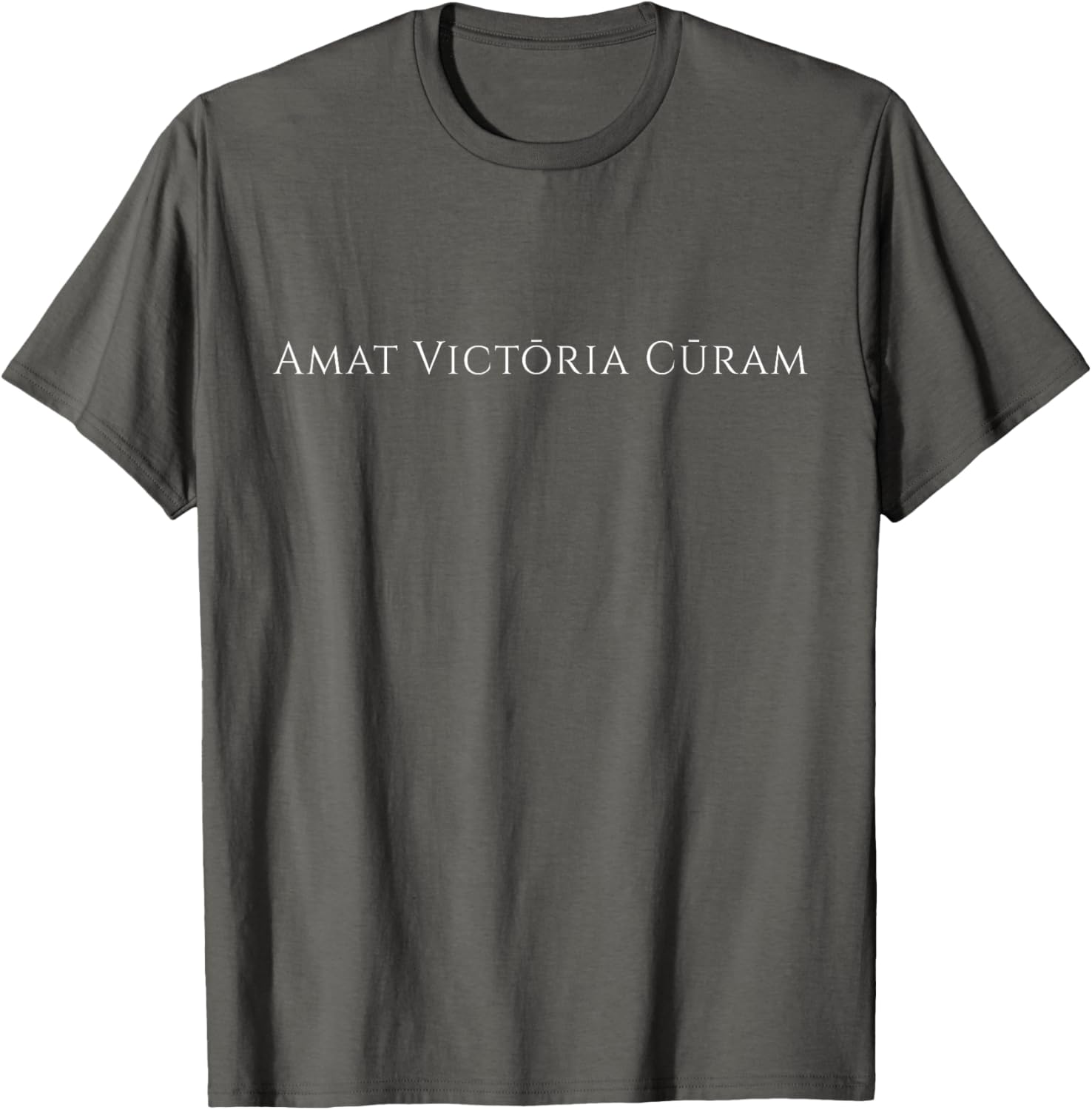 Amat Victoria Curam T-Shirt - Inspiring Latin Phrase for Success in Style - 15