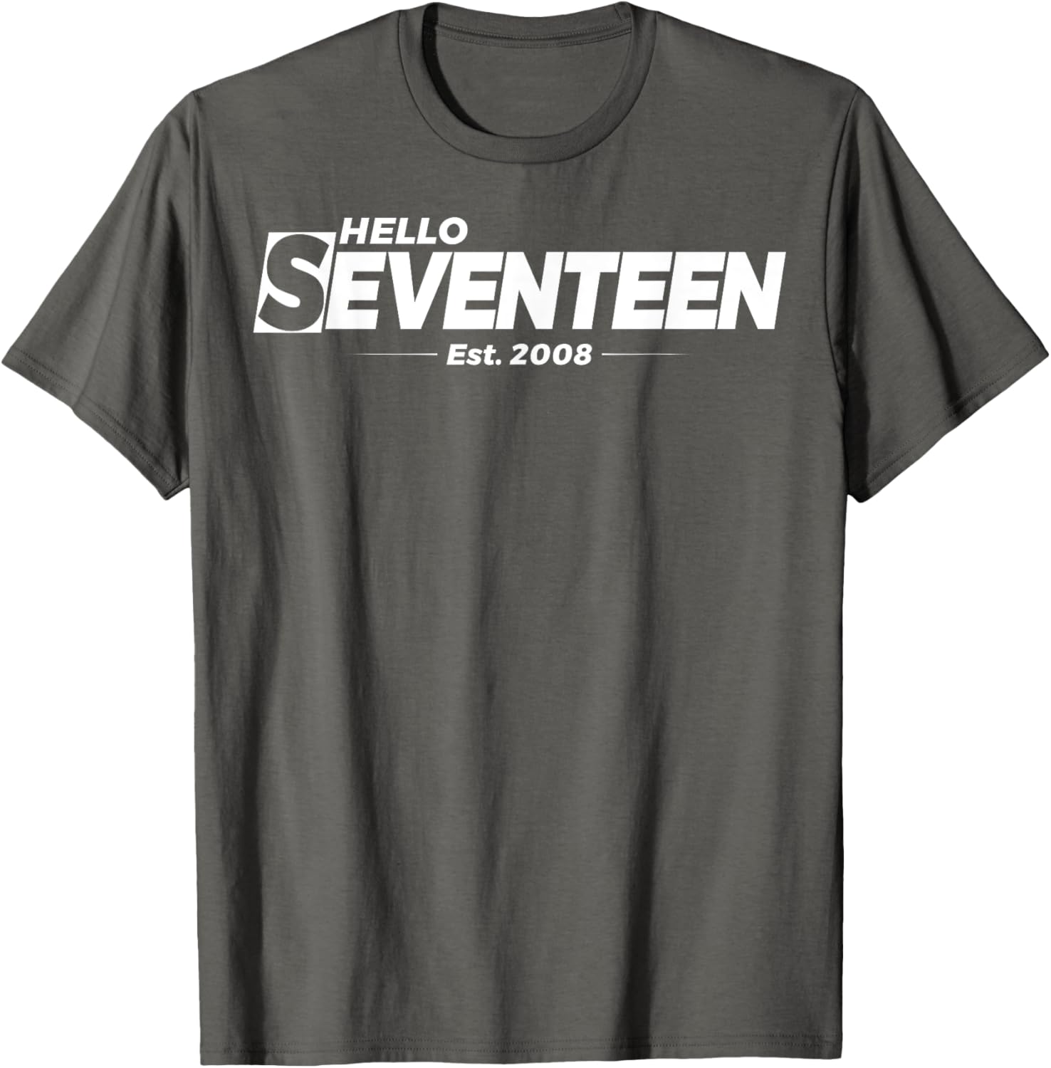 Hello Seventeen Birthday T-Shirt for 17th Birthday Celebration Gifts - 28